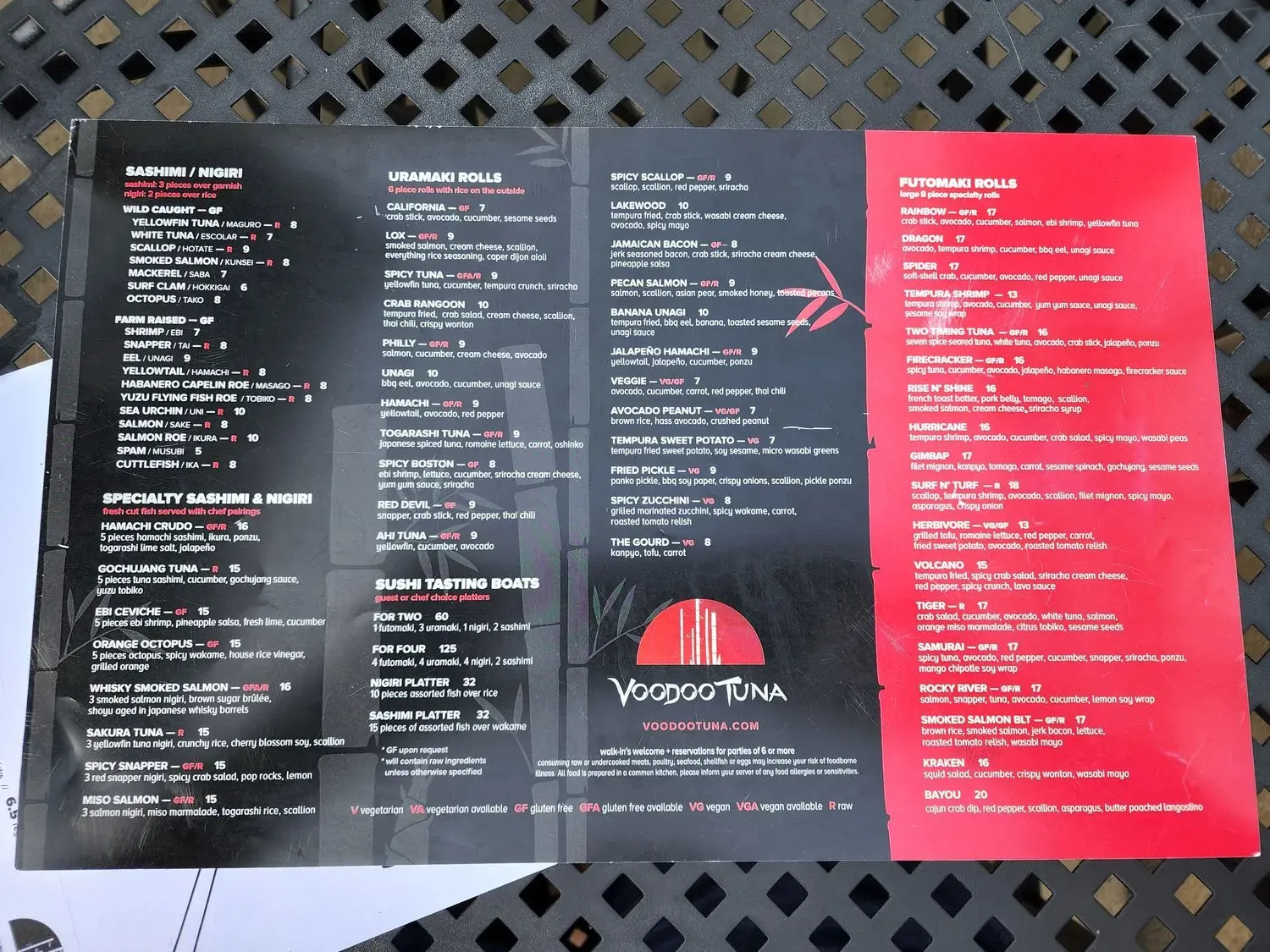 Menu 5