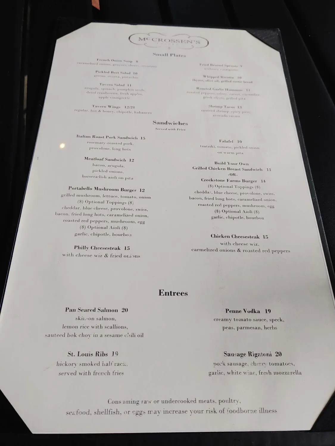 Menu 2