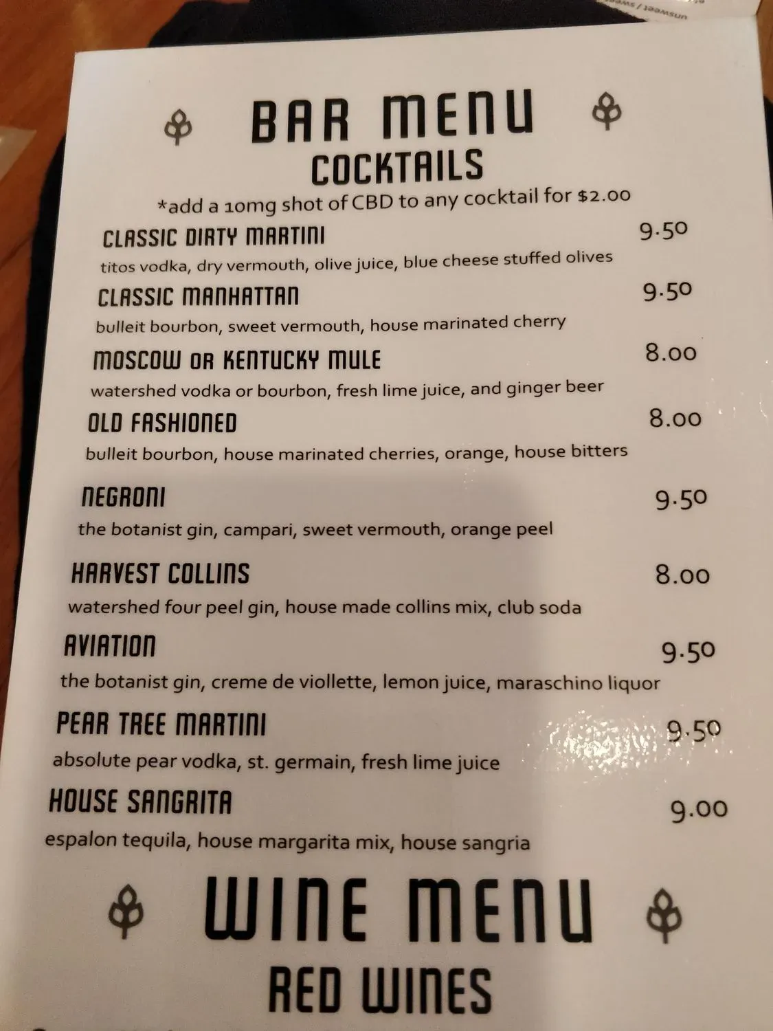 Menu 5