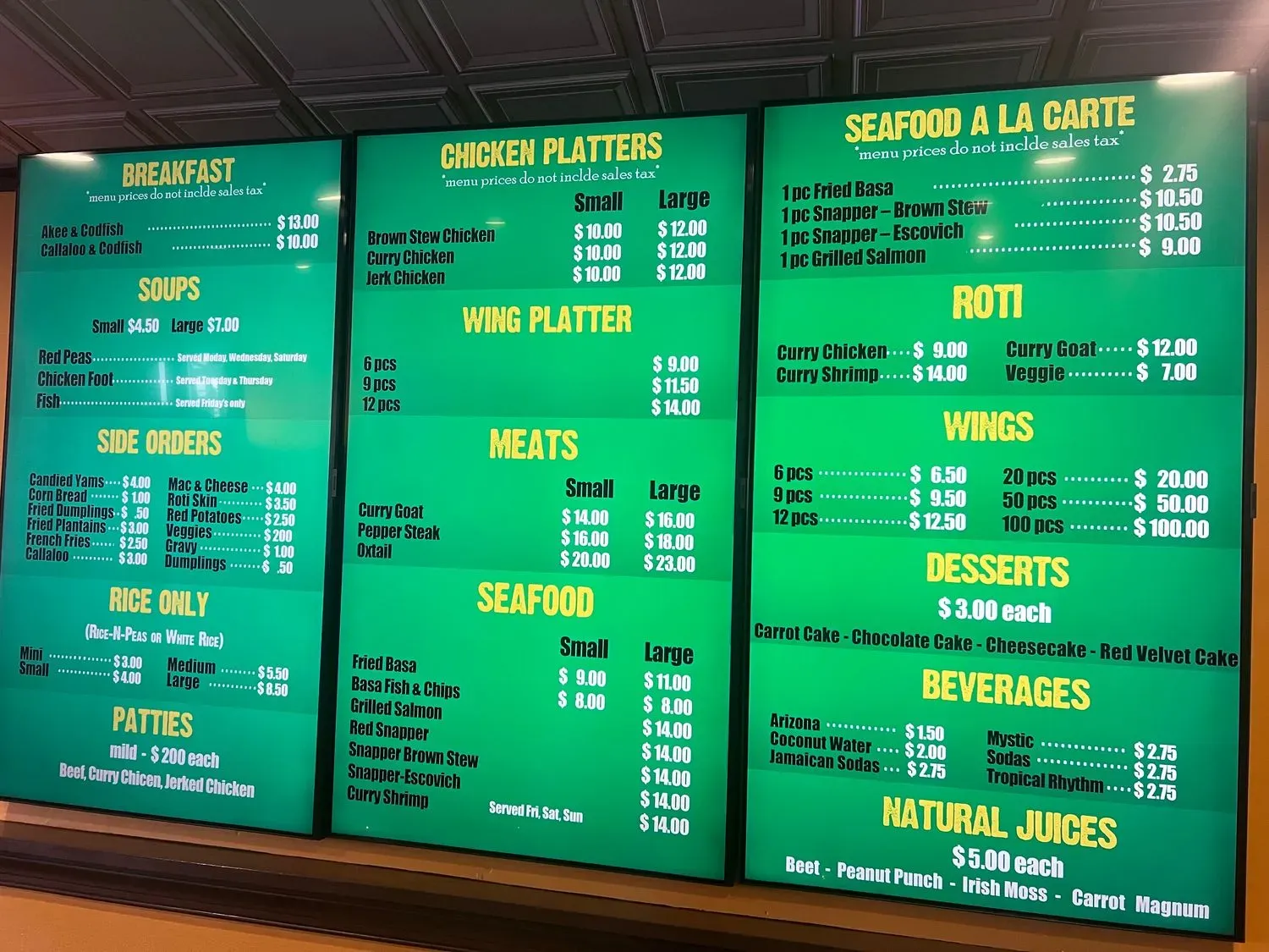 Menu 3