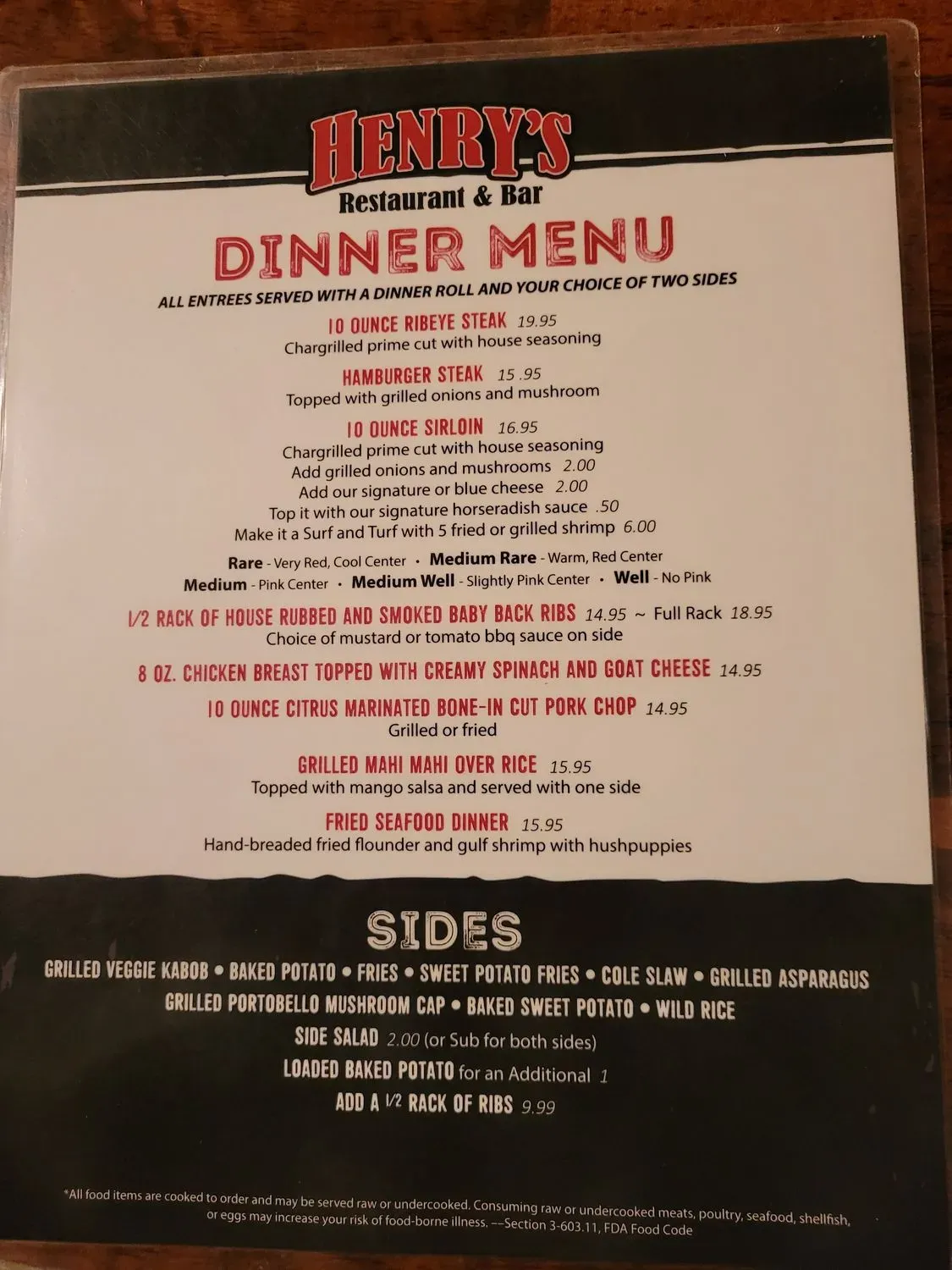 Menu 6