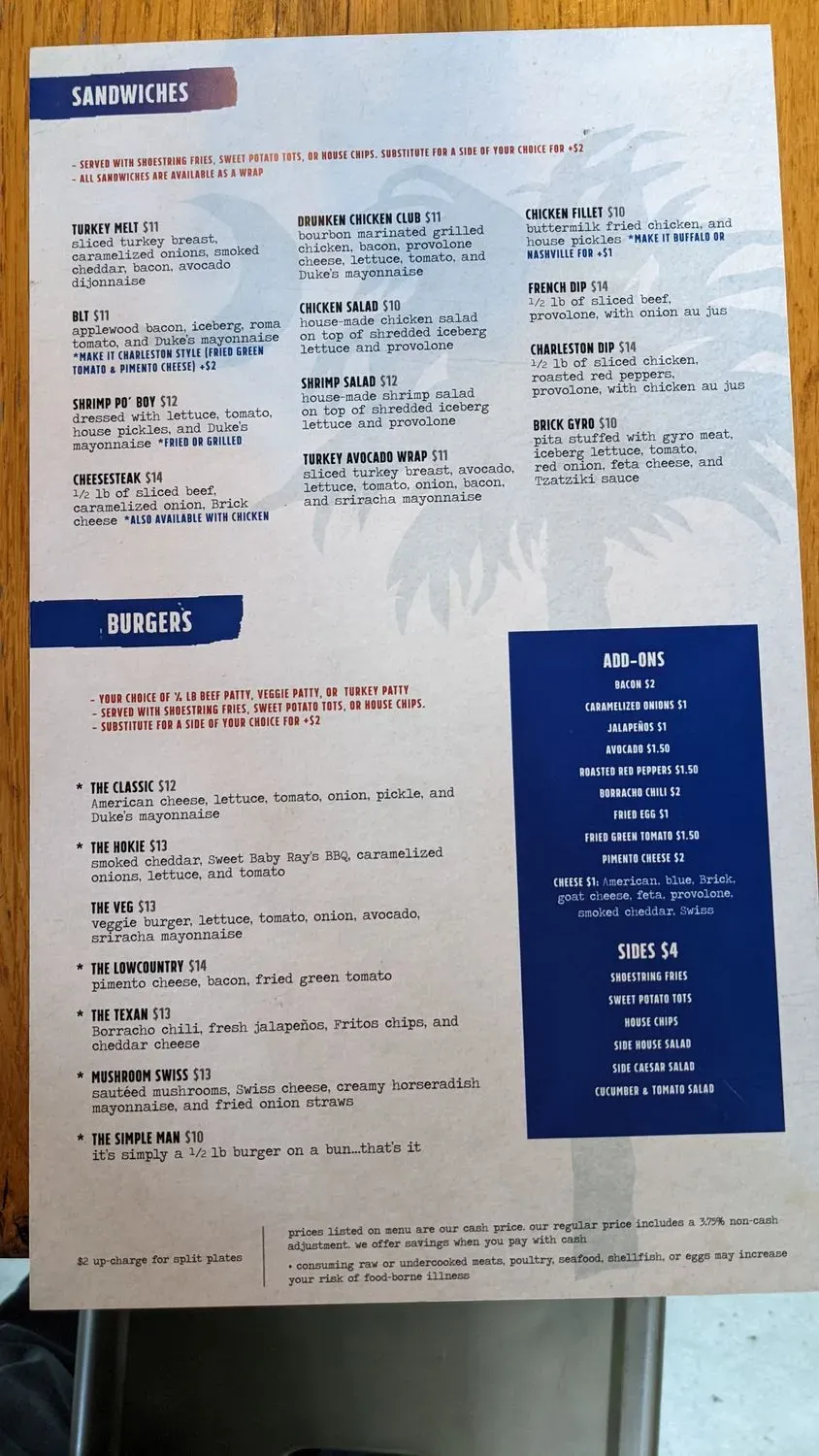 Menu 5