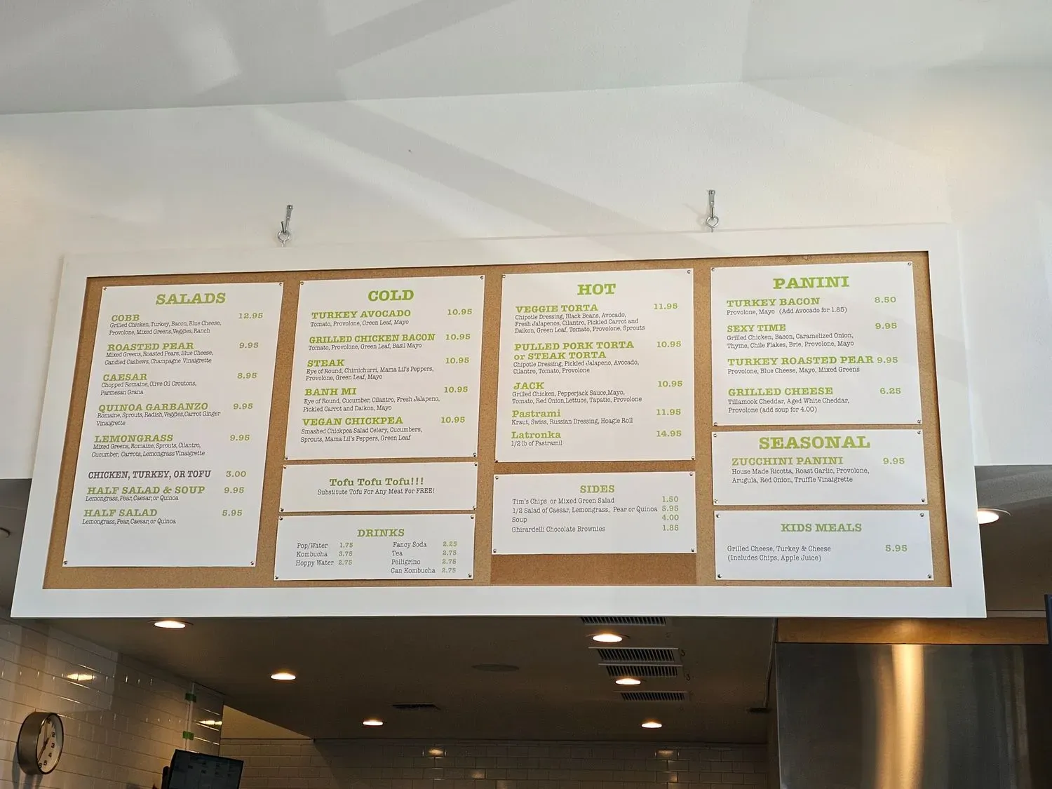 Graze | Richland Menu - Updated October 2025