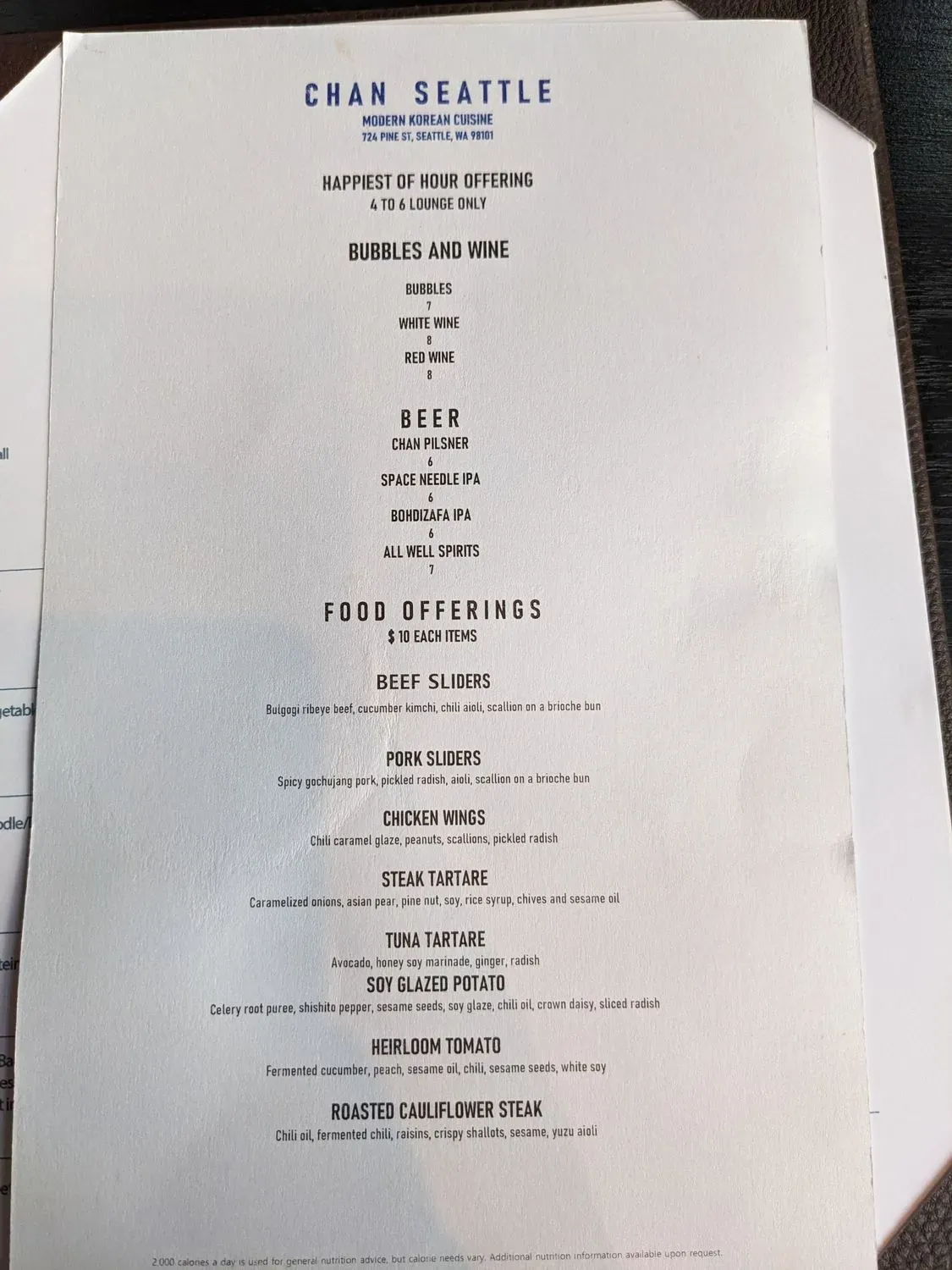 Menu 6