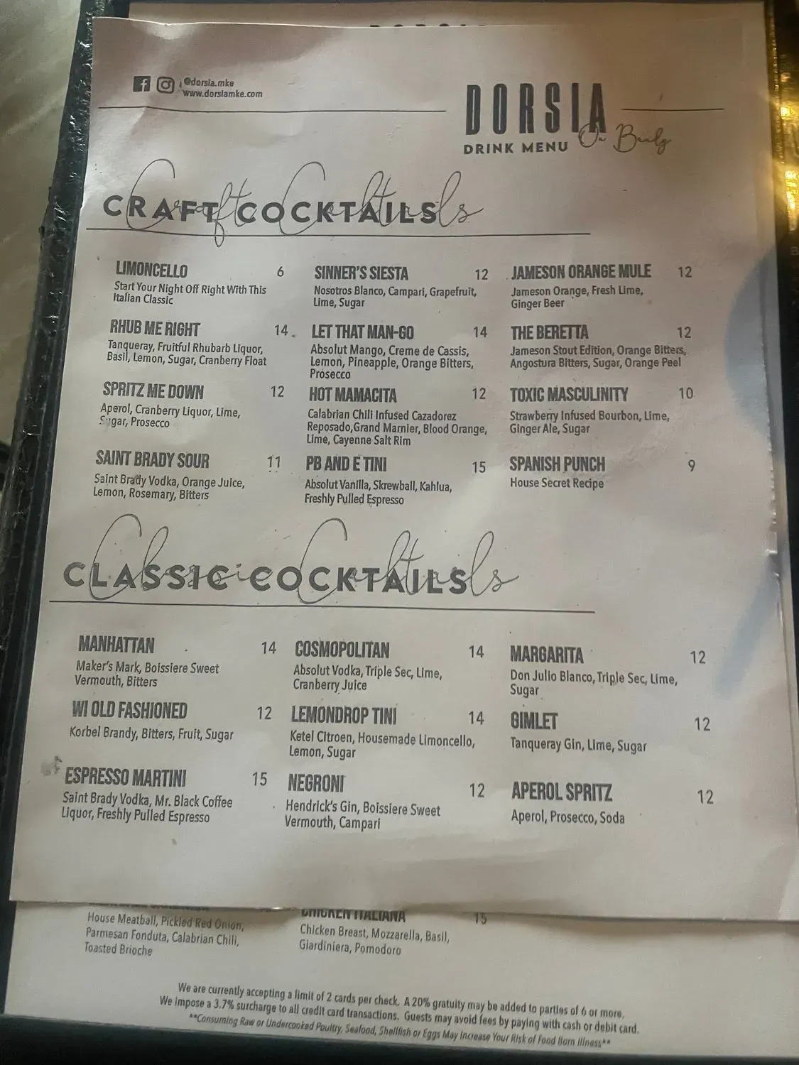 Menu 4