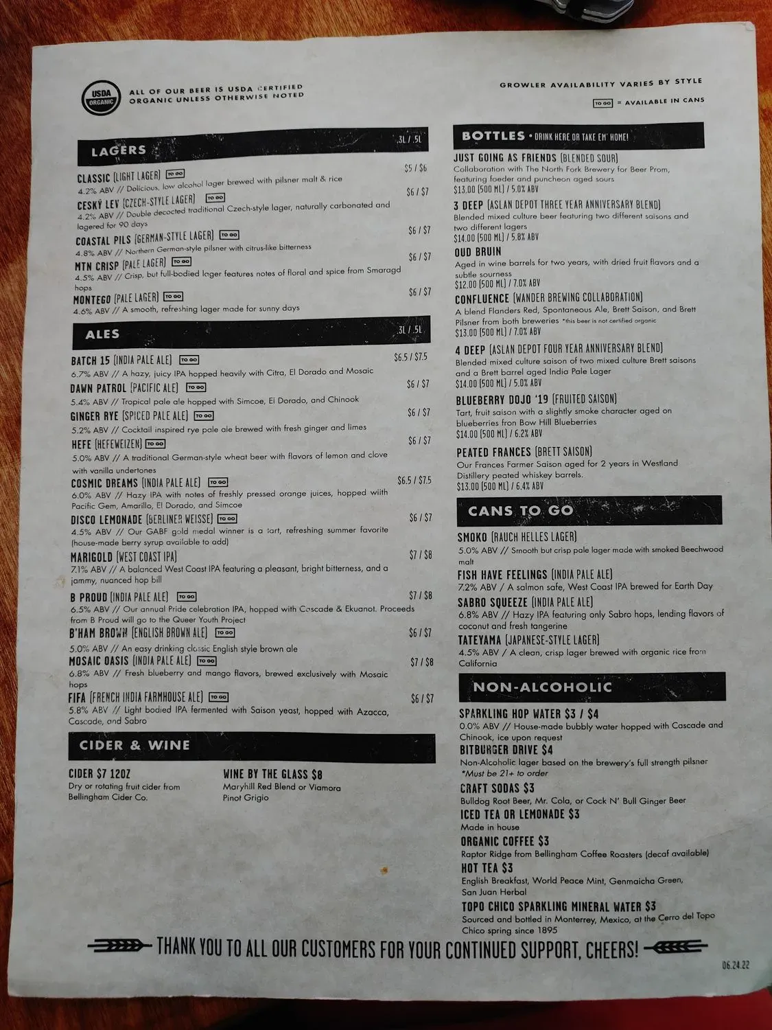 Menu 6