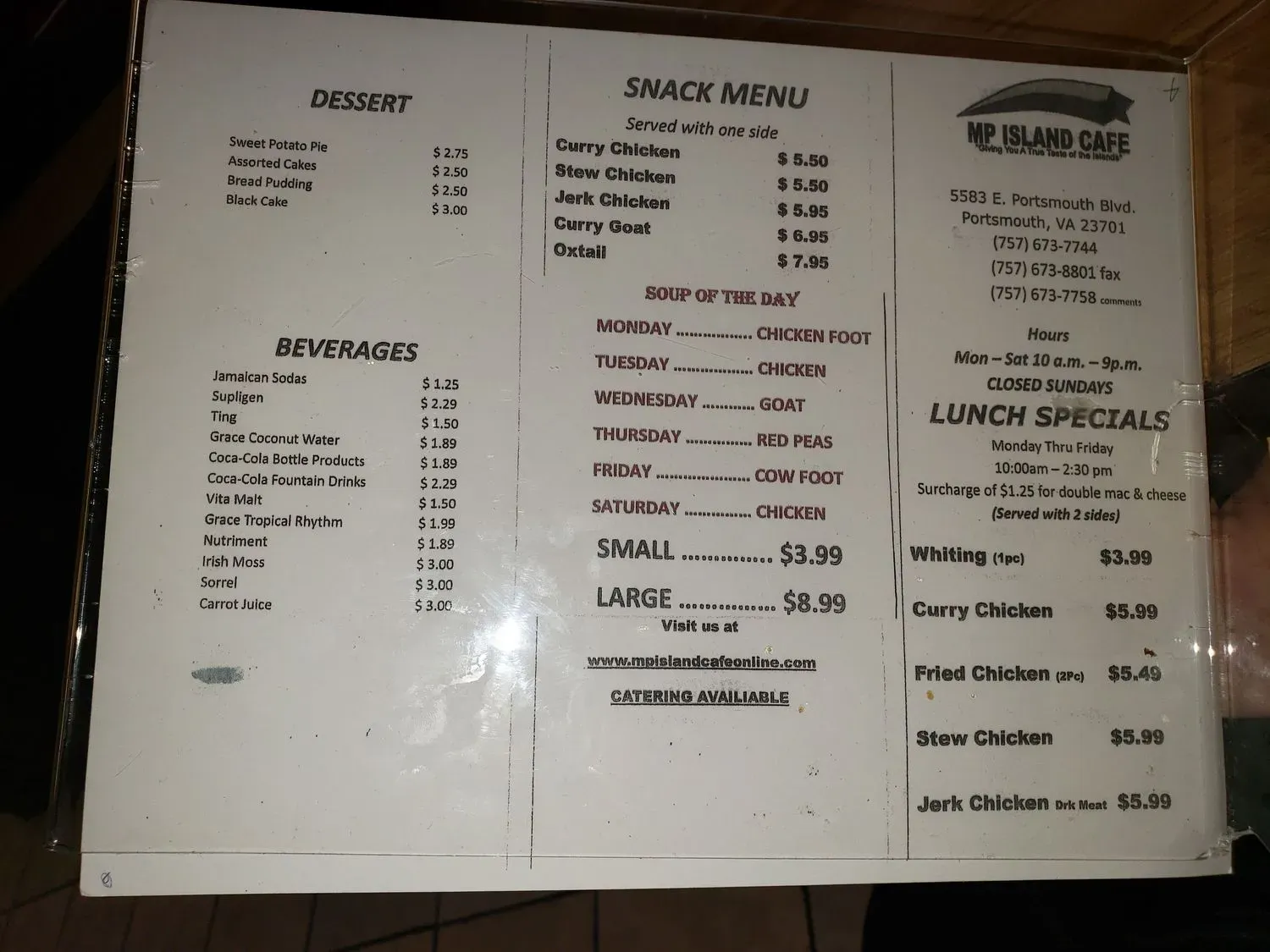 Menu 4