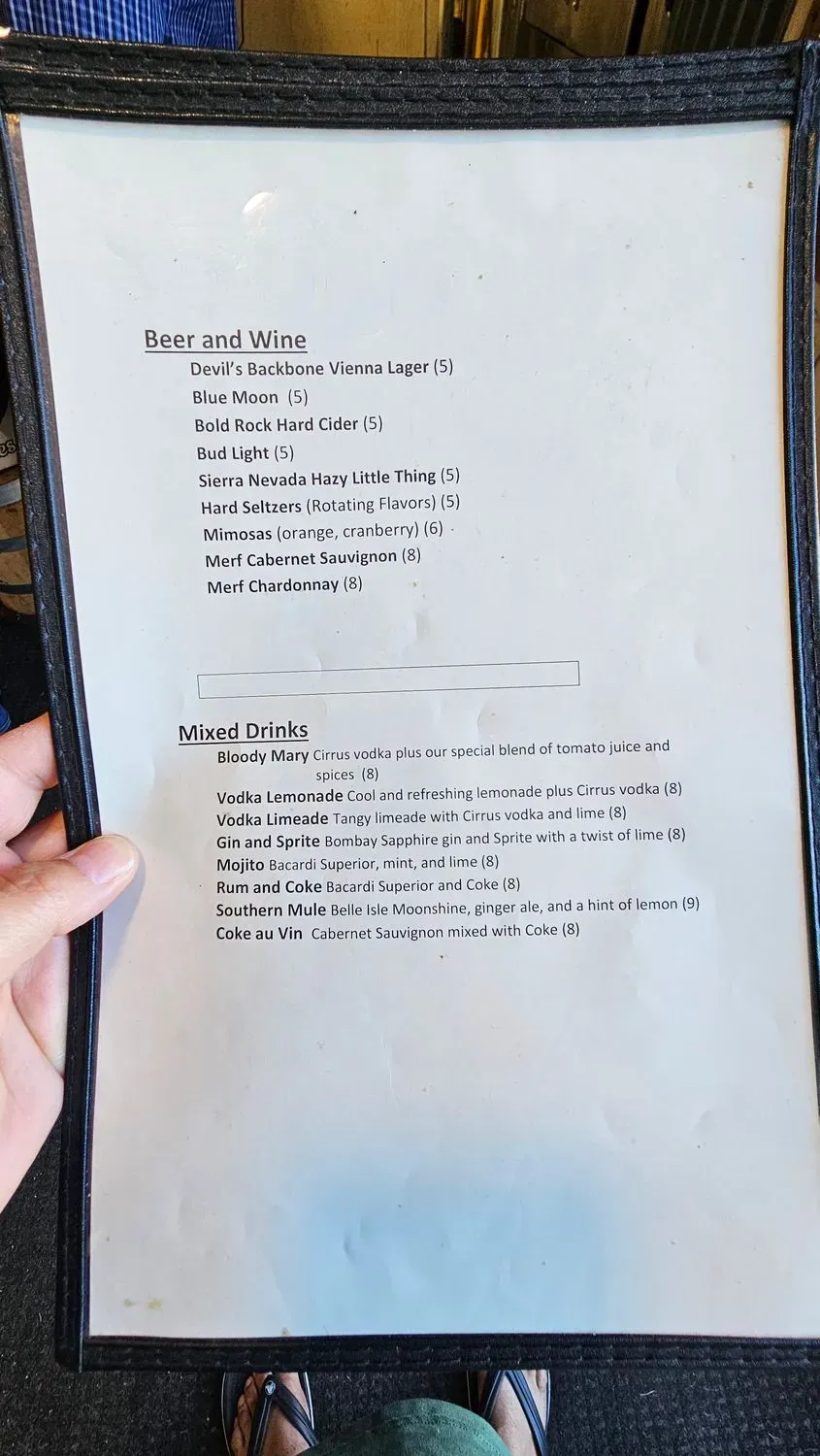 Menu 2