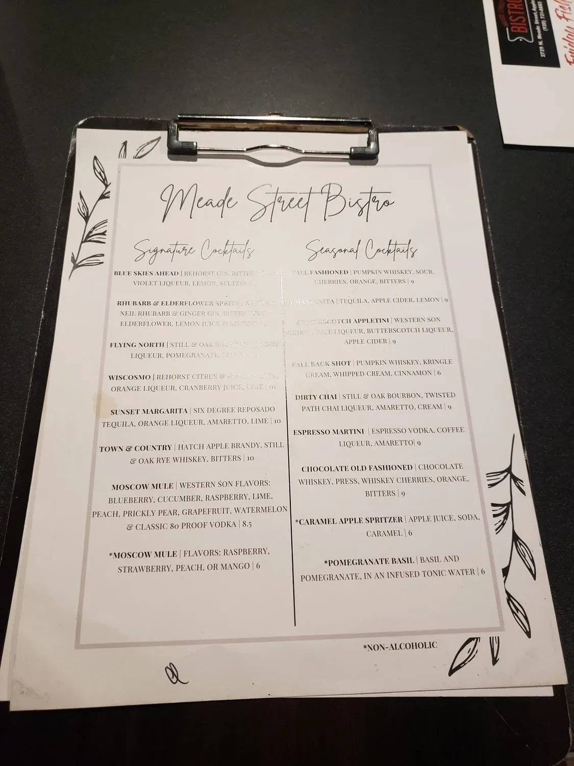 Menu 4