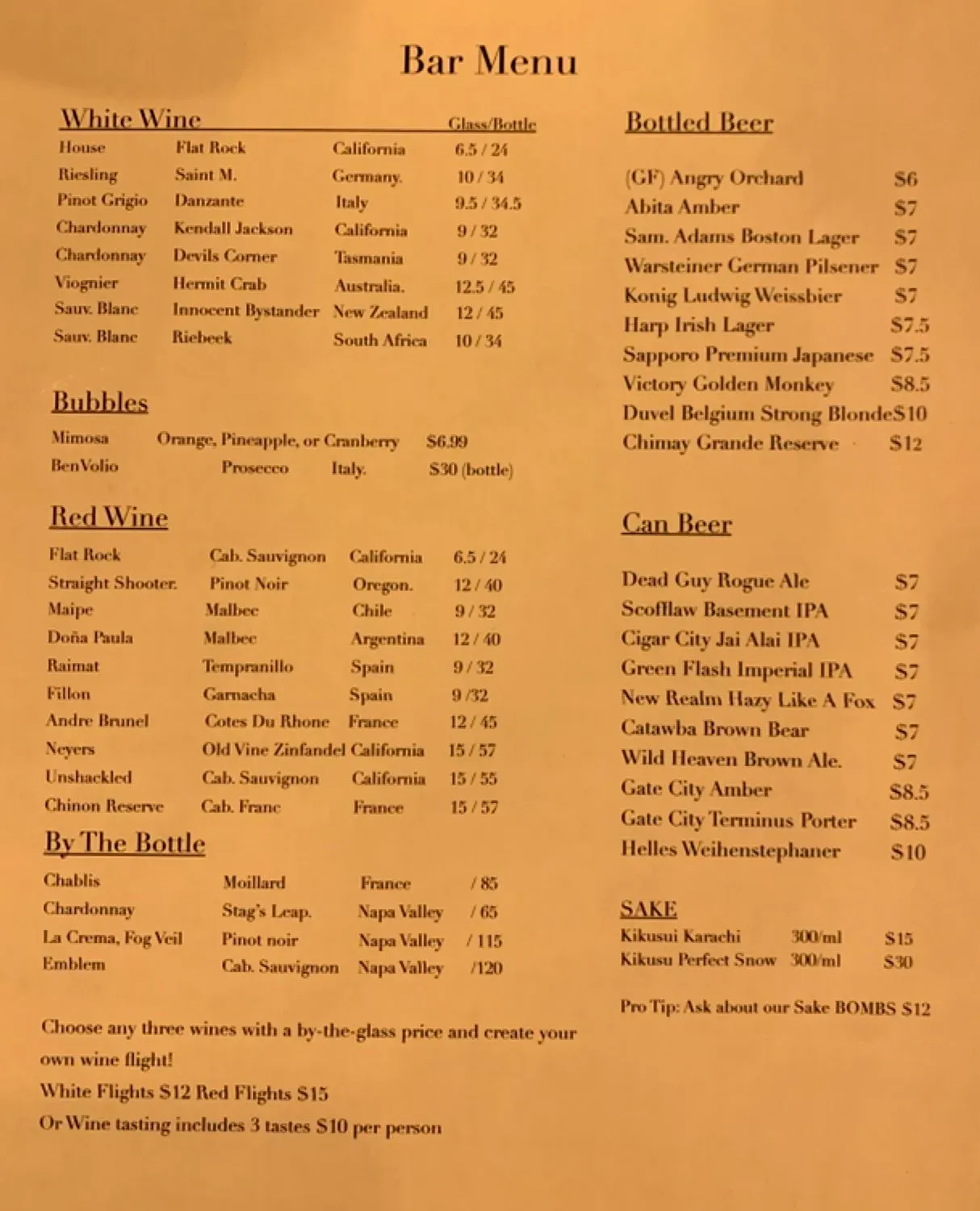 Menu 2