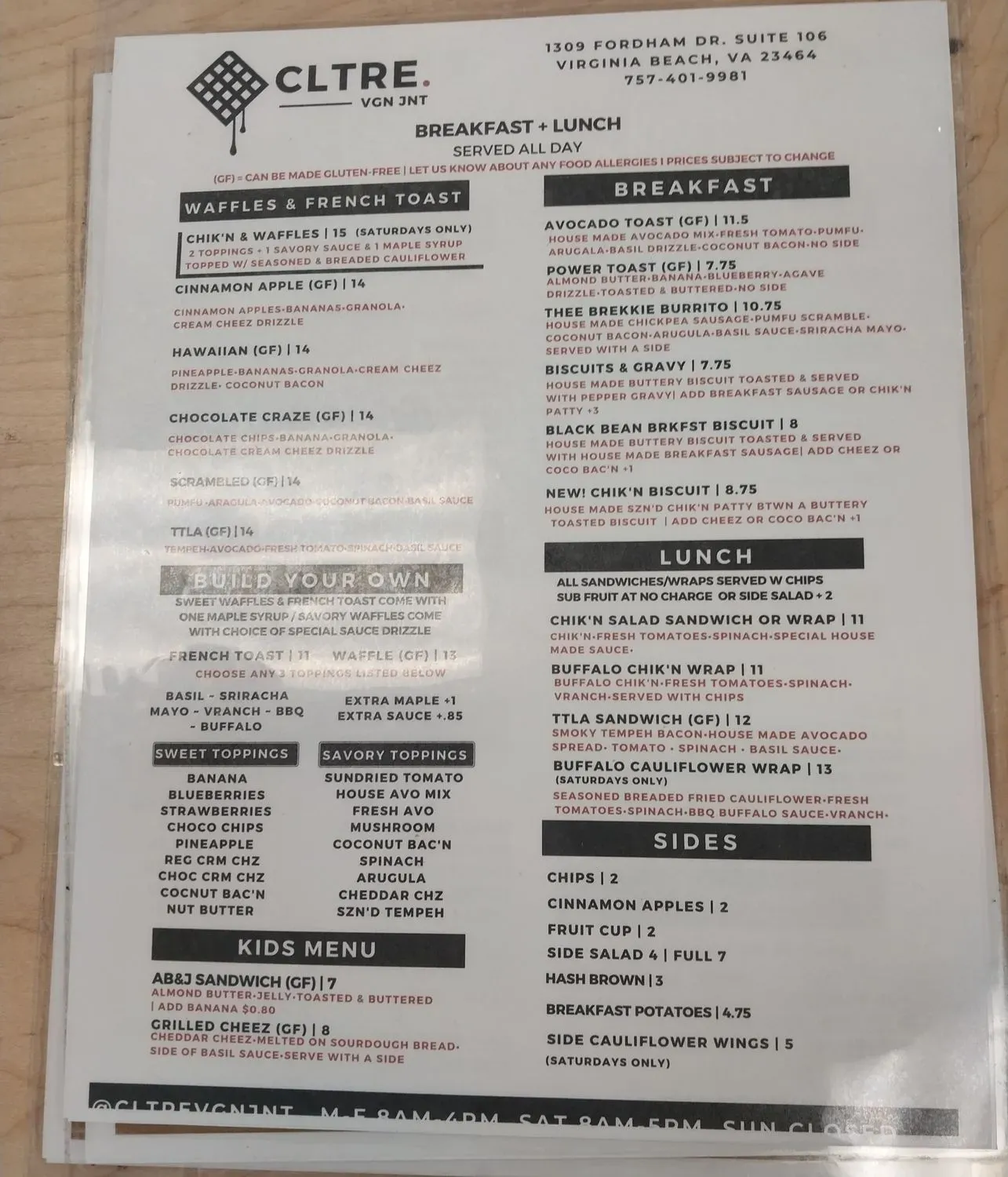 Menu 3