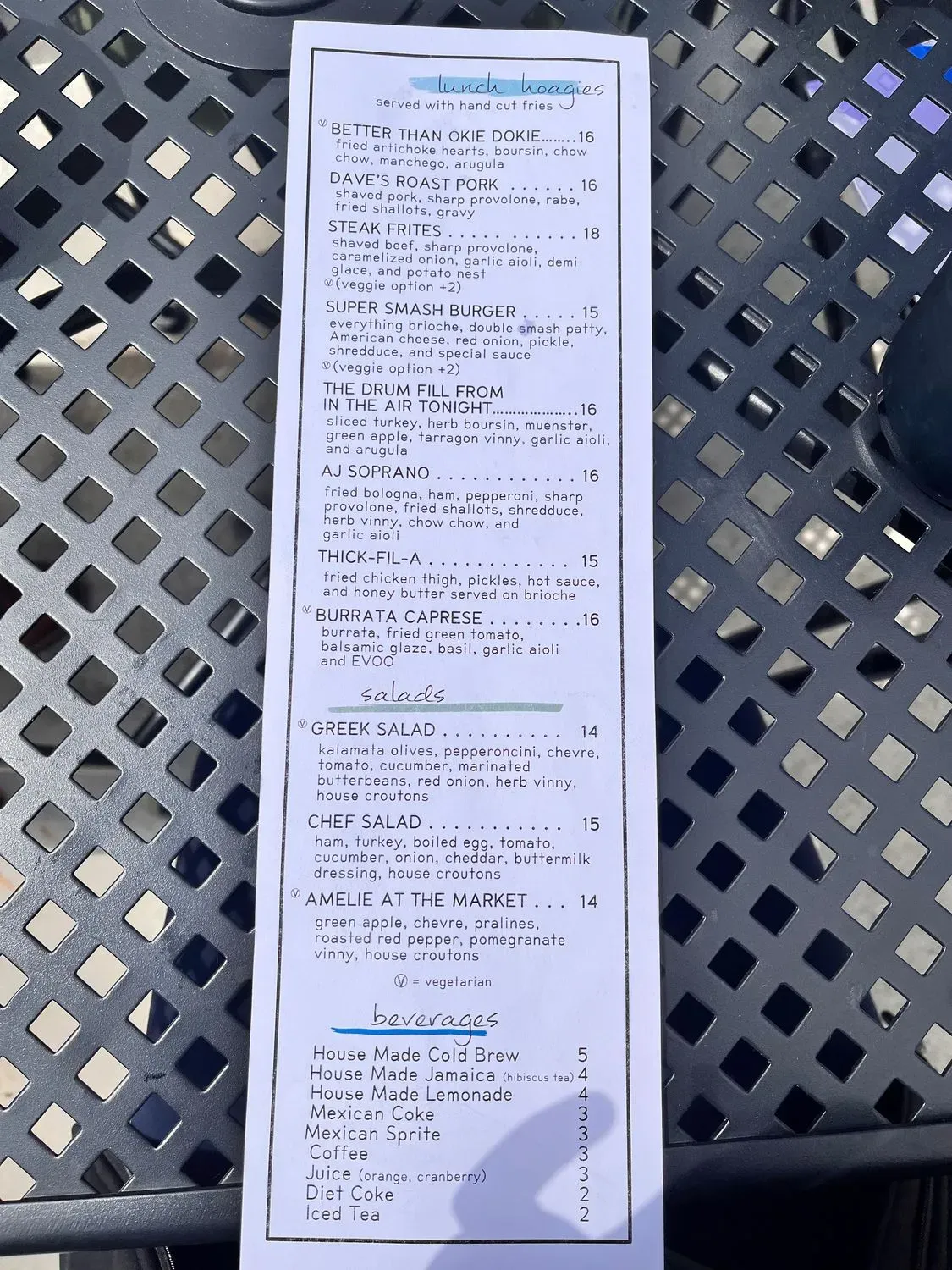 Menu 4