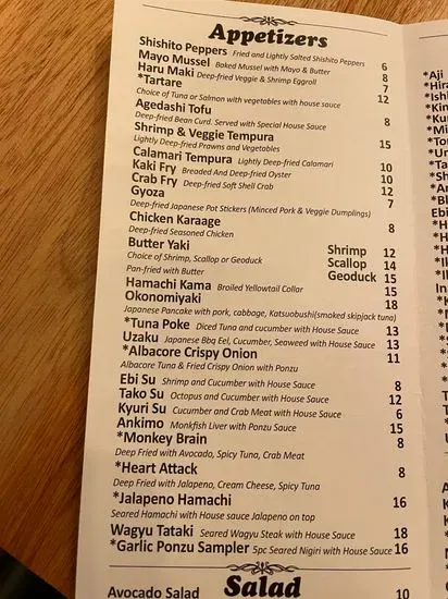 Menu 5