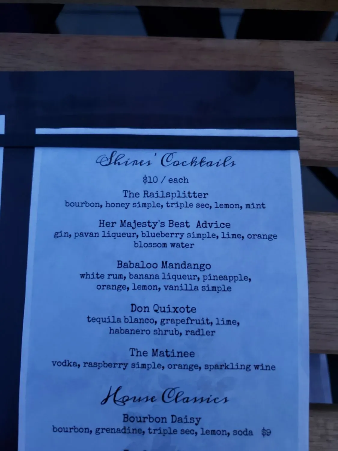 Menu 6