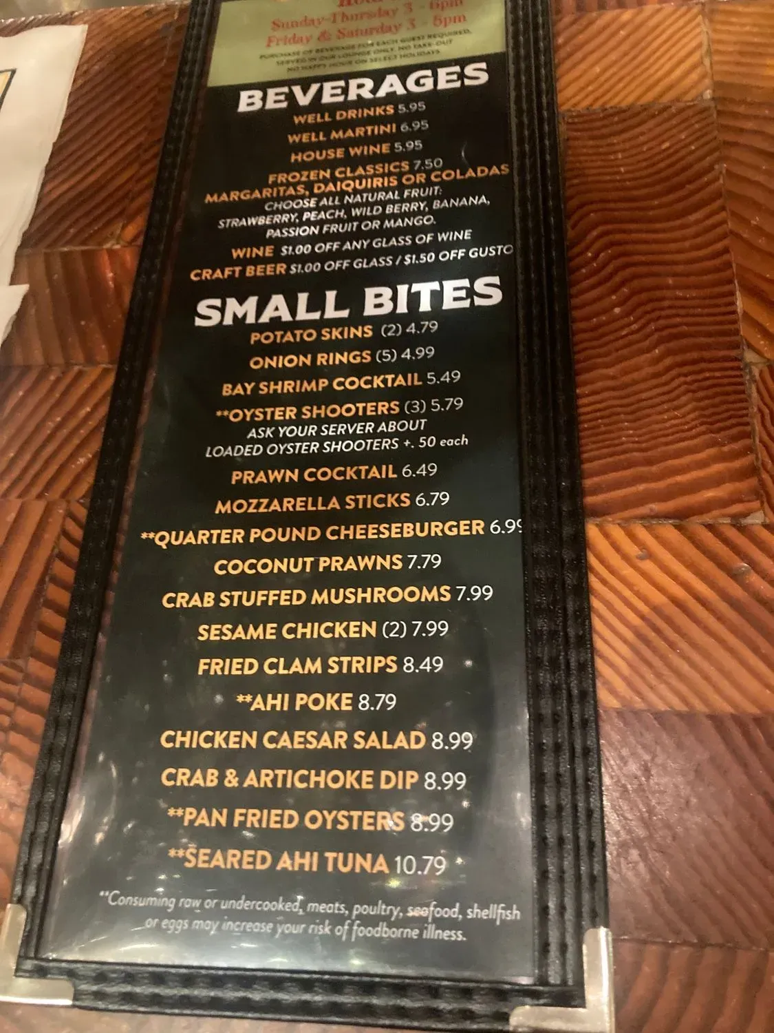 Menu 6