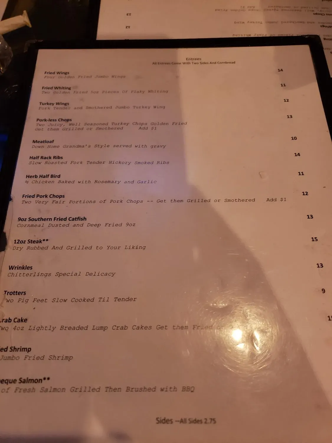 Menu 6