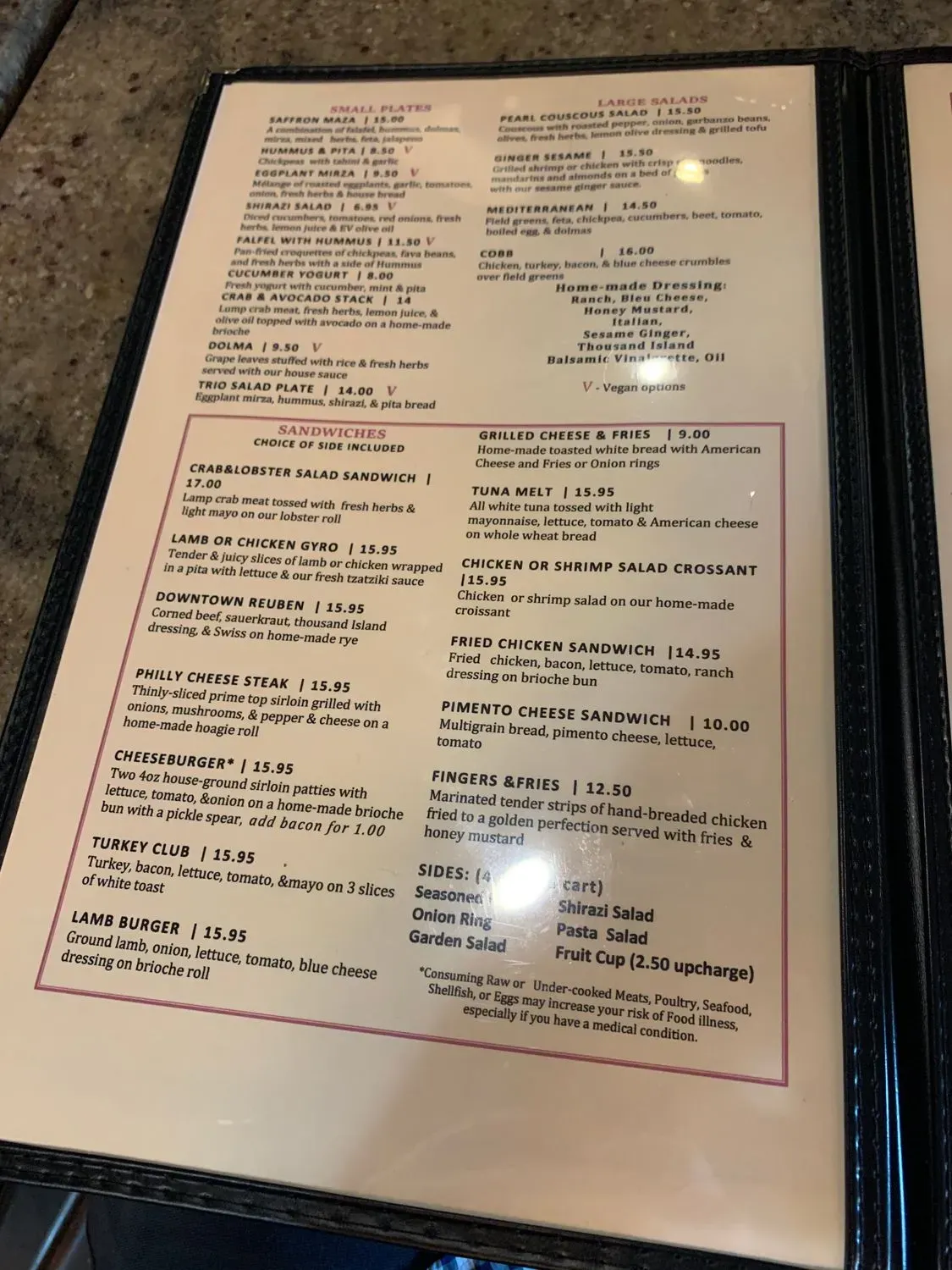 Menu 4