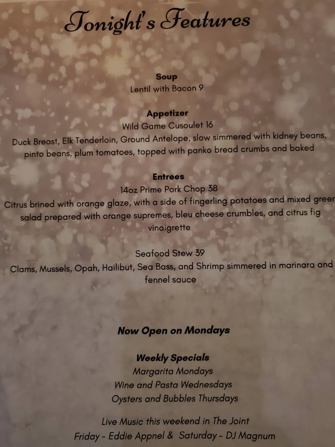 Menu 2