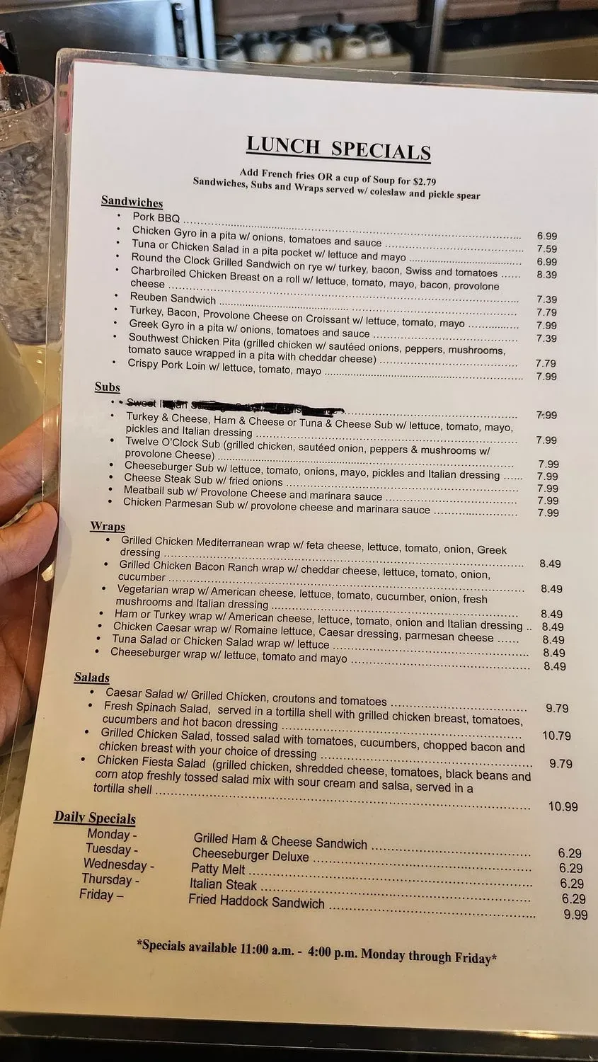 Menu 4