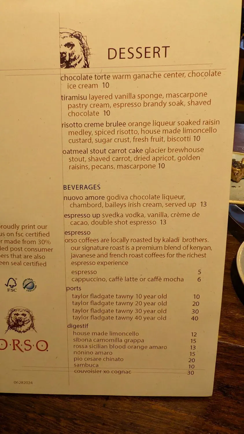 Menu 4