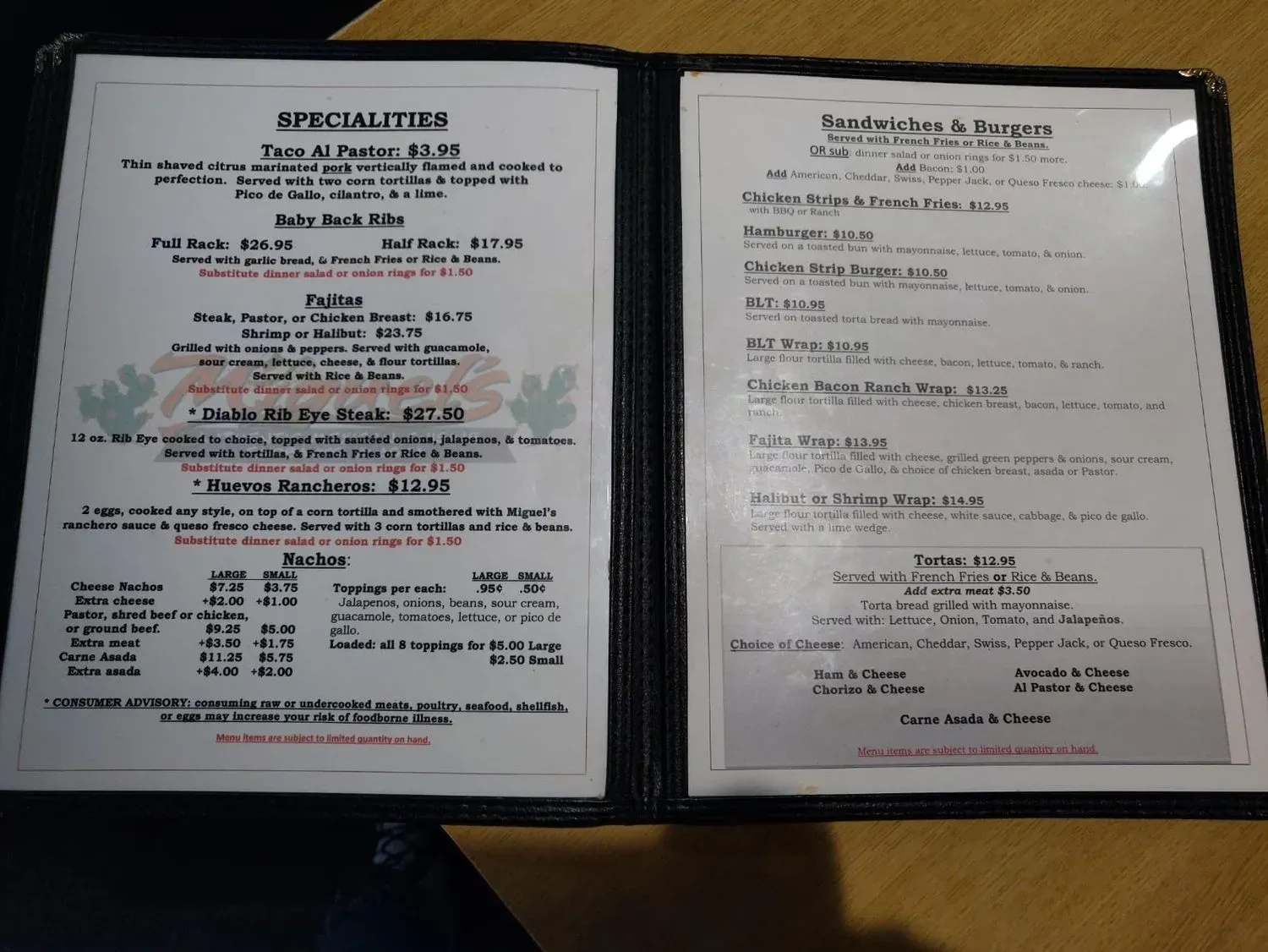 Menu 6