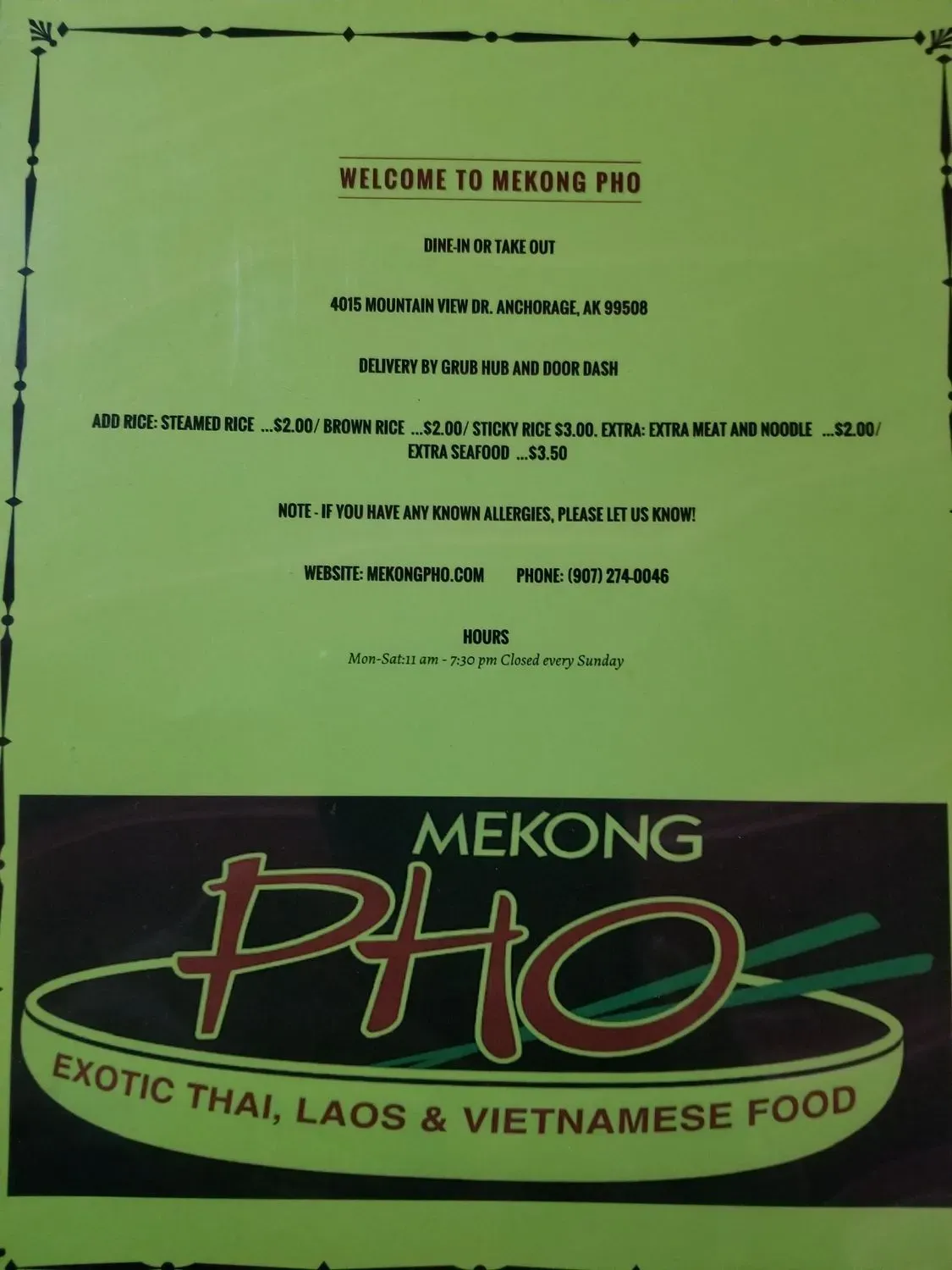 Menu 6