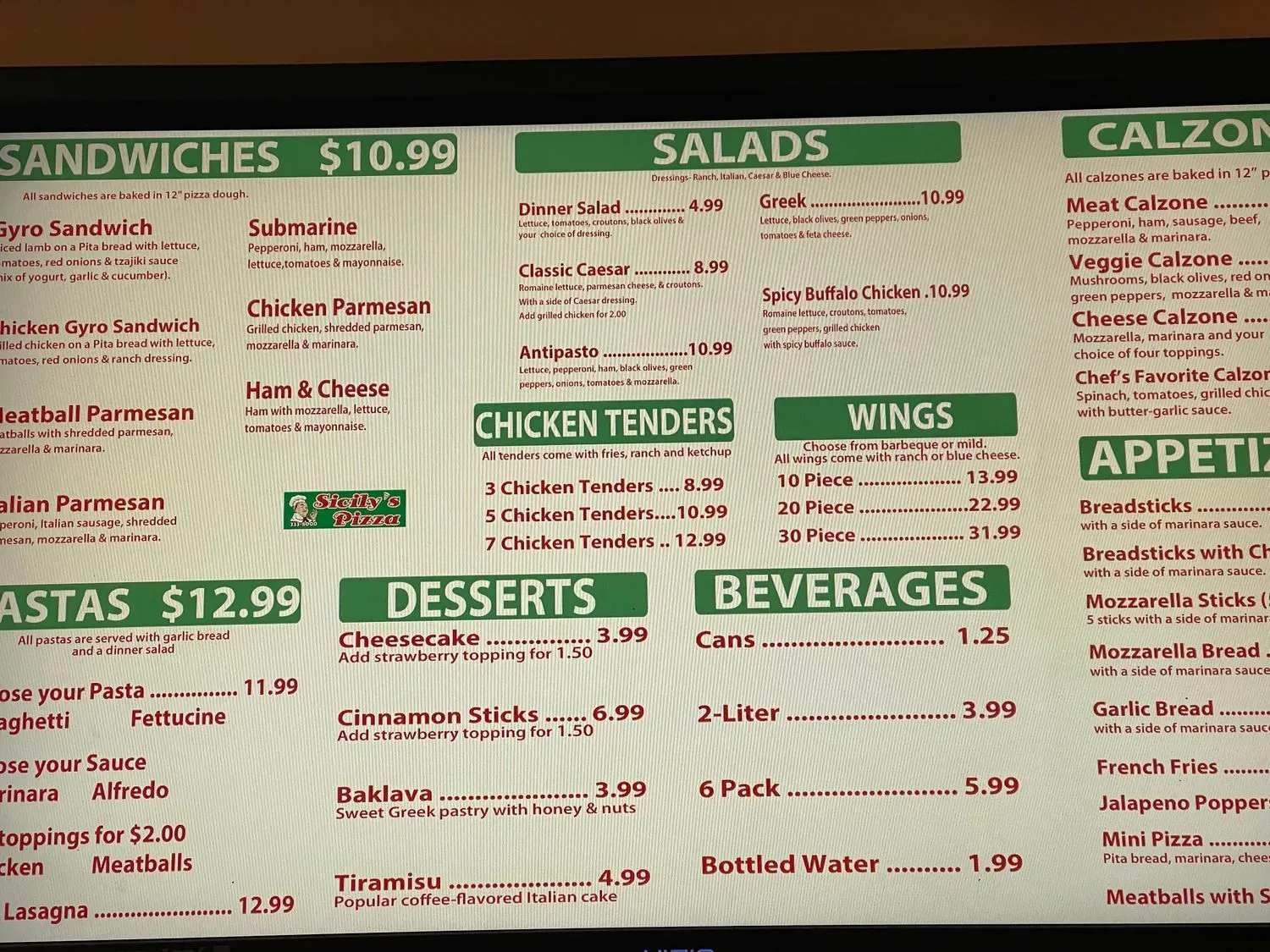 Menu 2