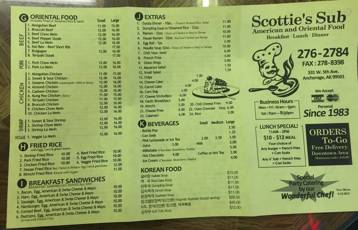 Menu 6