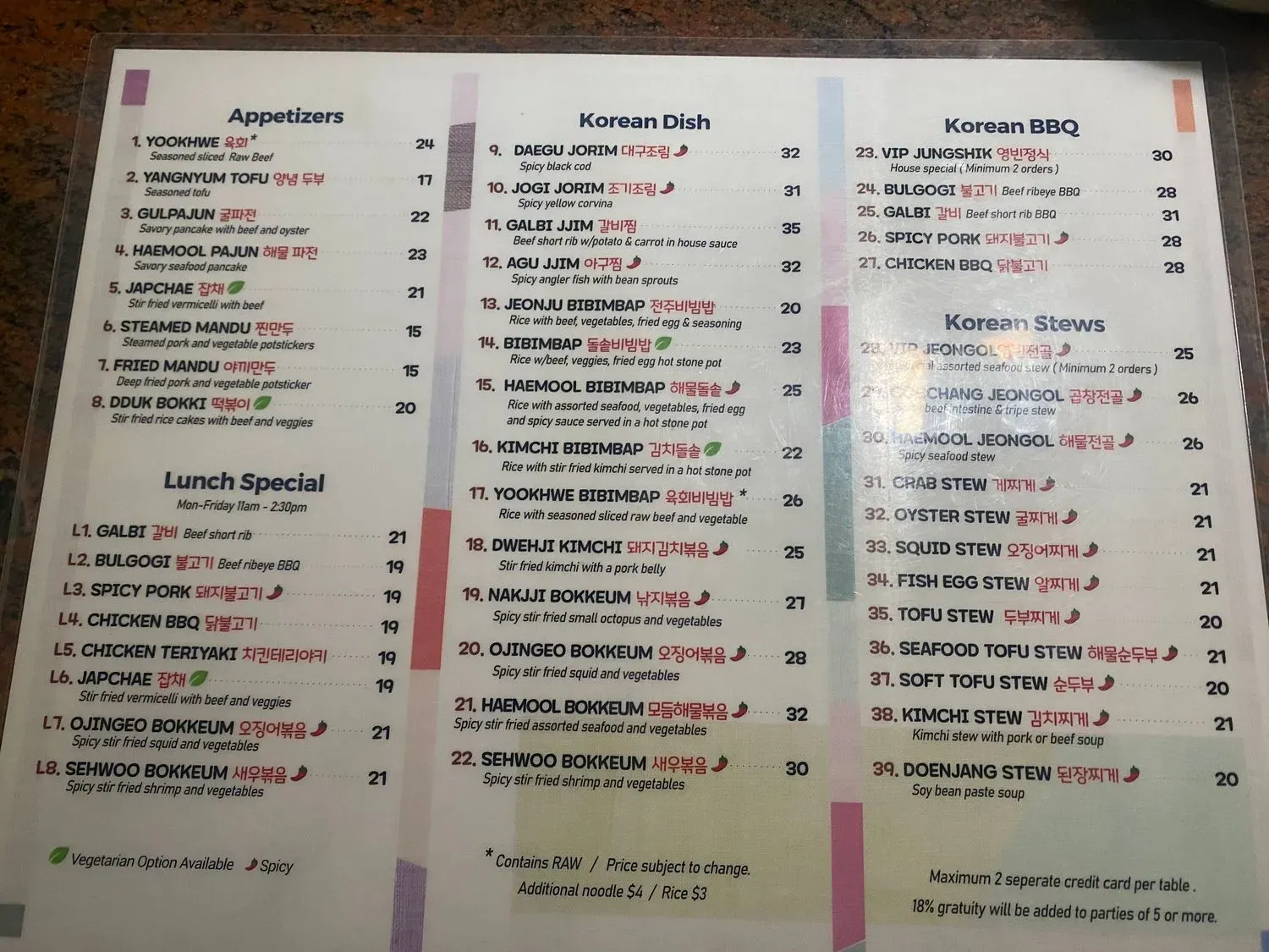 Menu 3