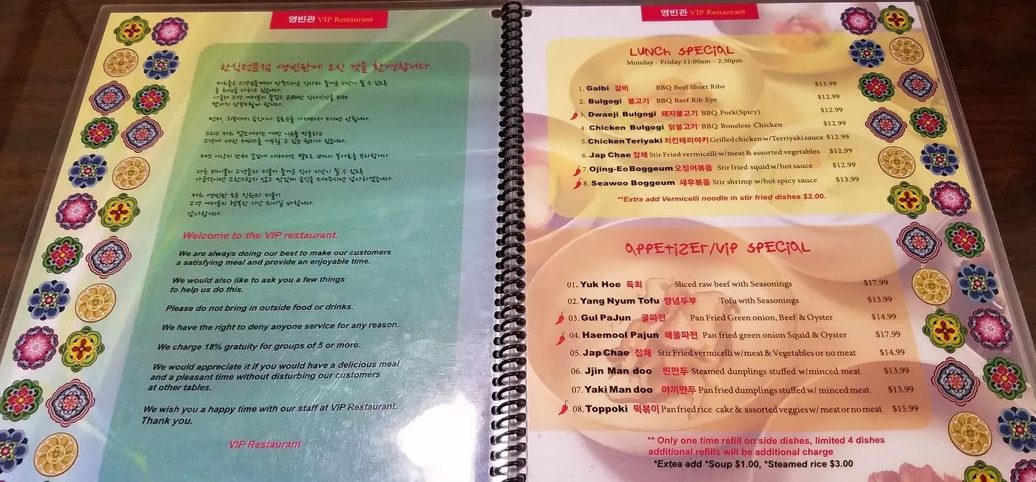 Menu 6