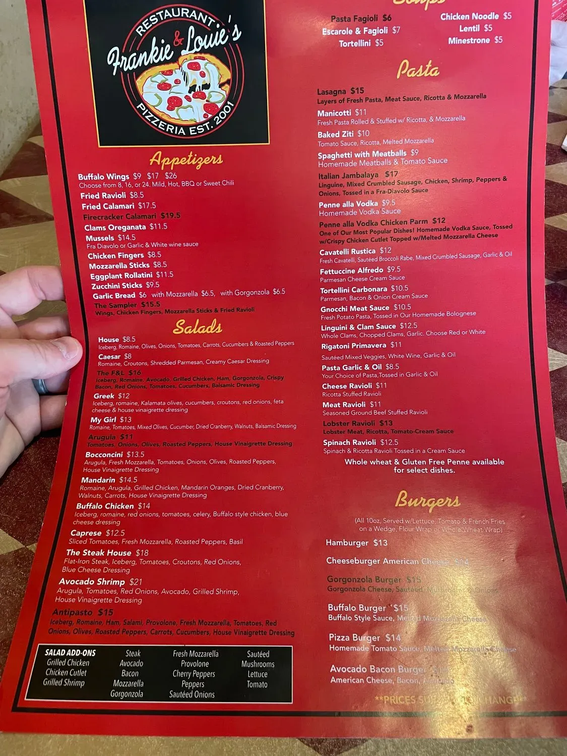 Menu 2