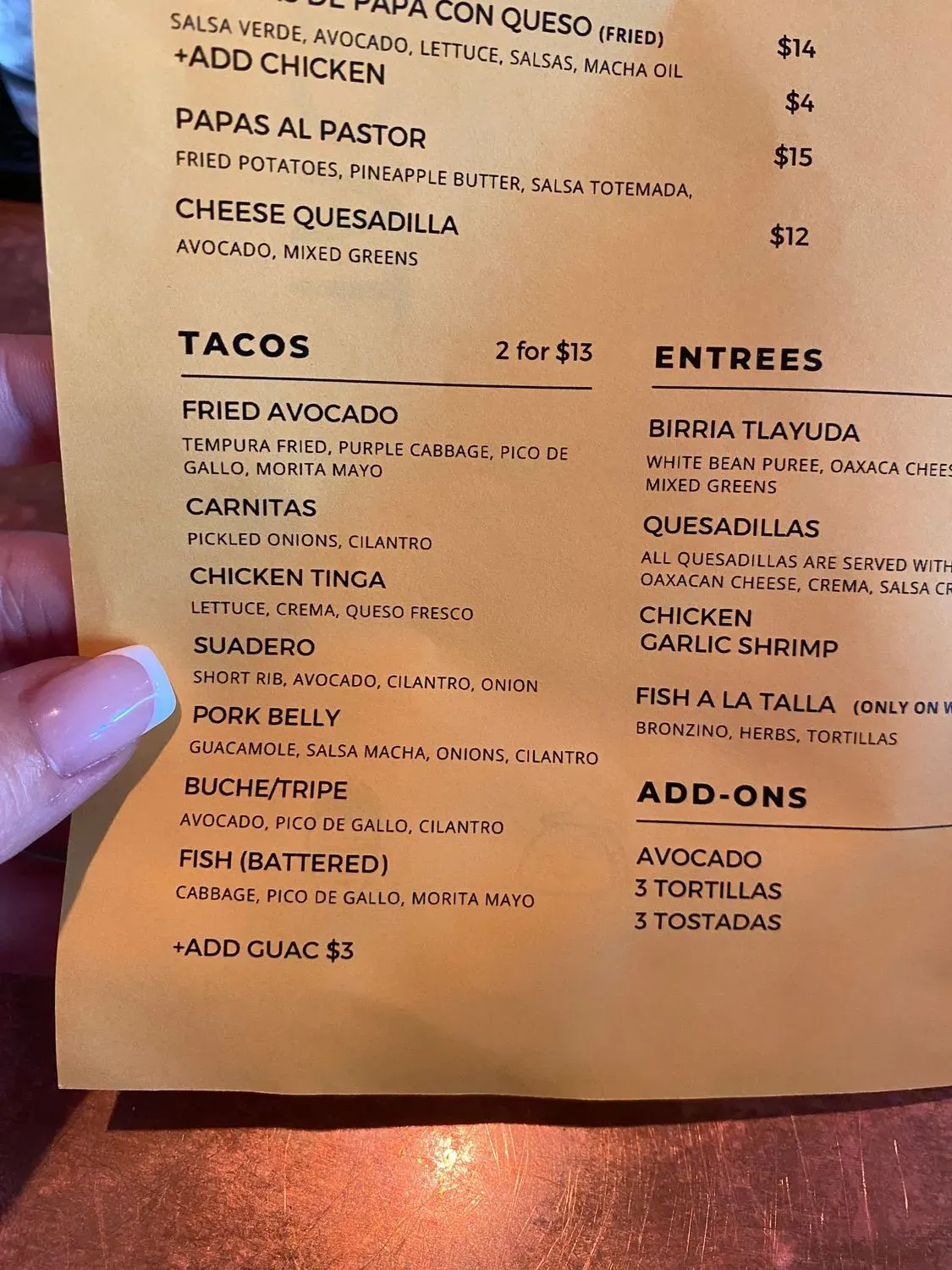 Menu 4