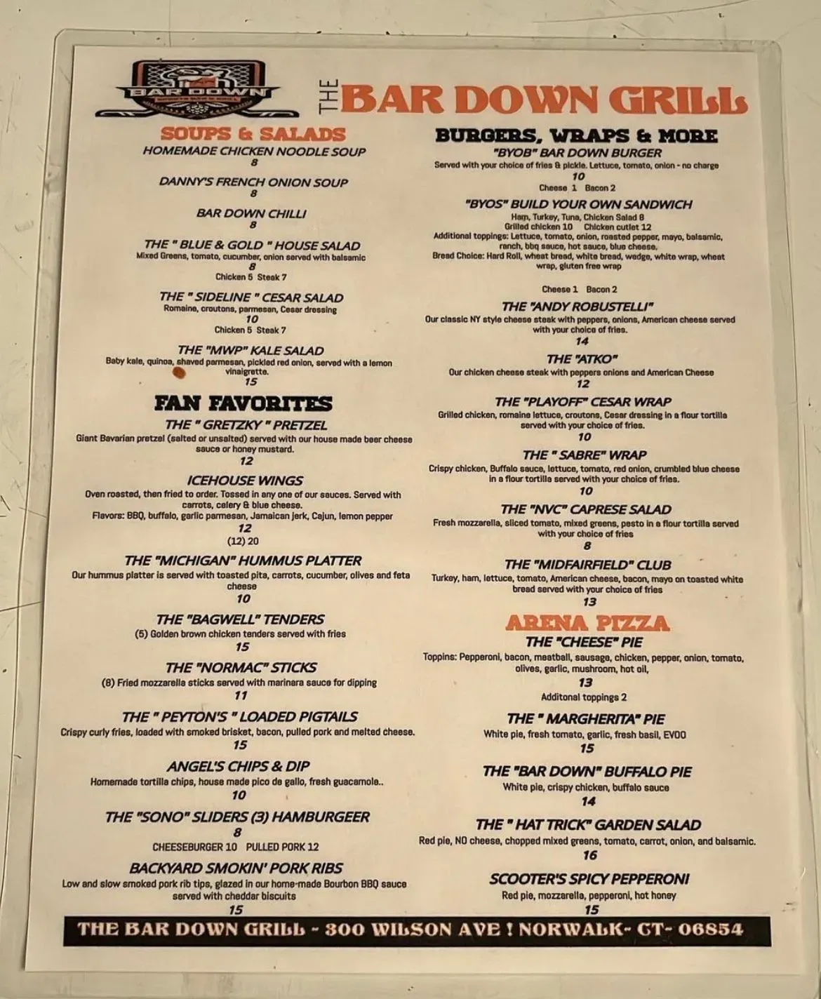 Menu 2