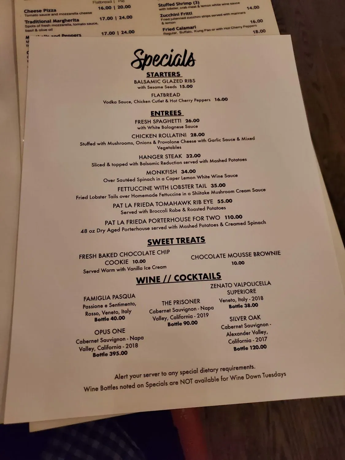 Menu 5