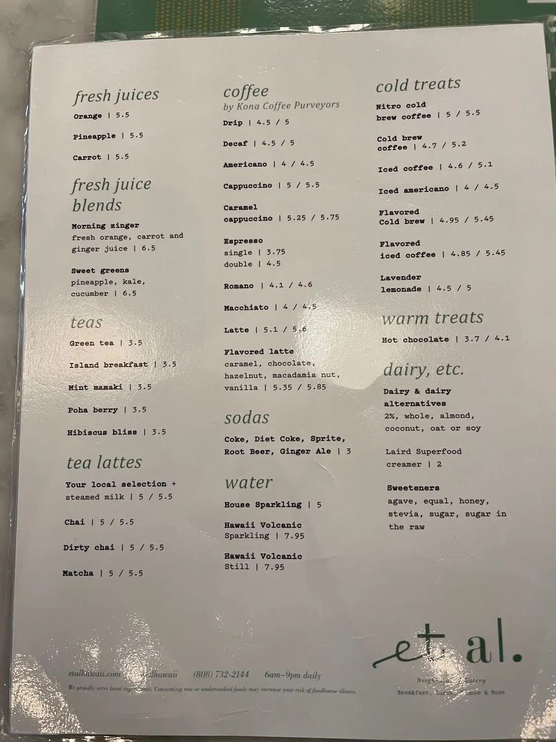 Menu 3