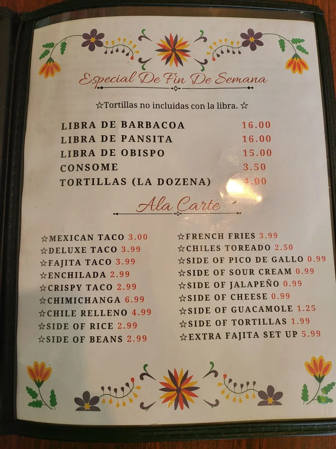 Menu 3