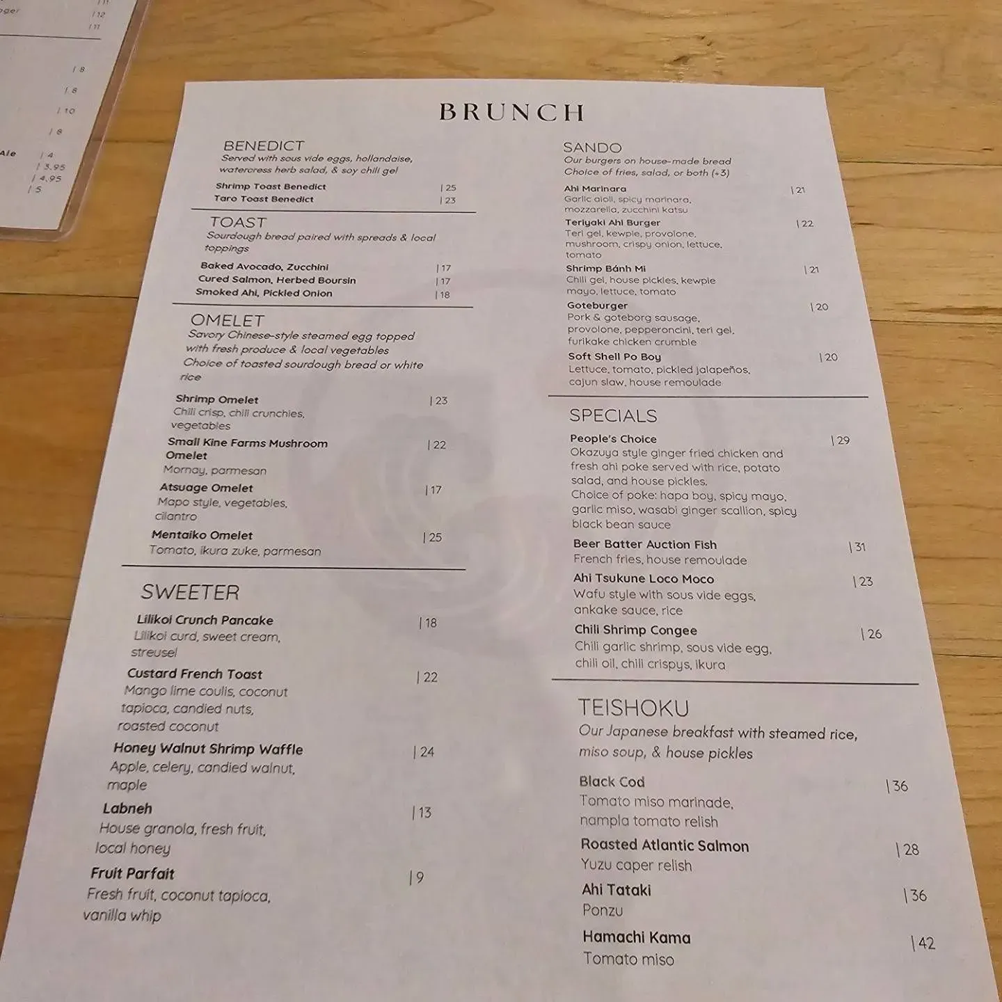 Menu 6