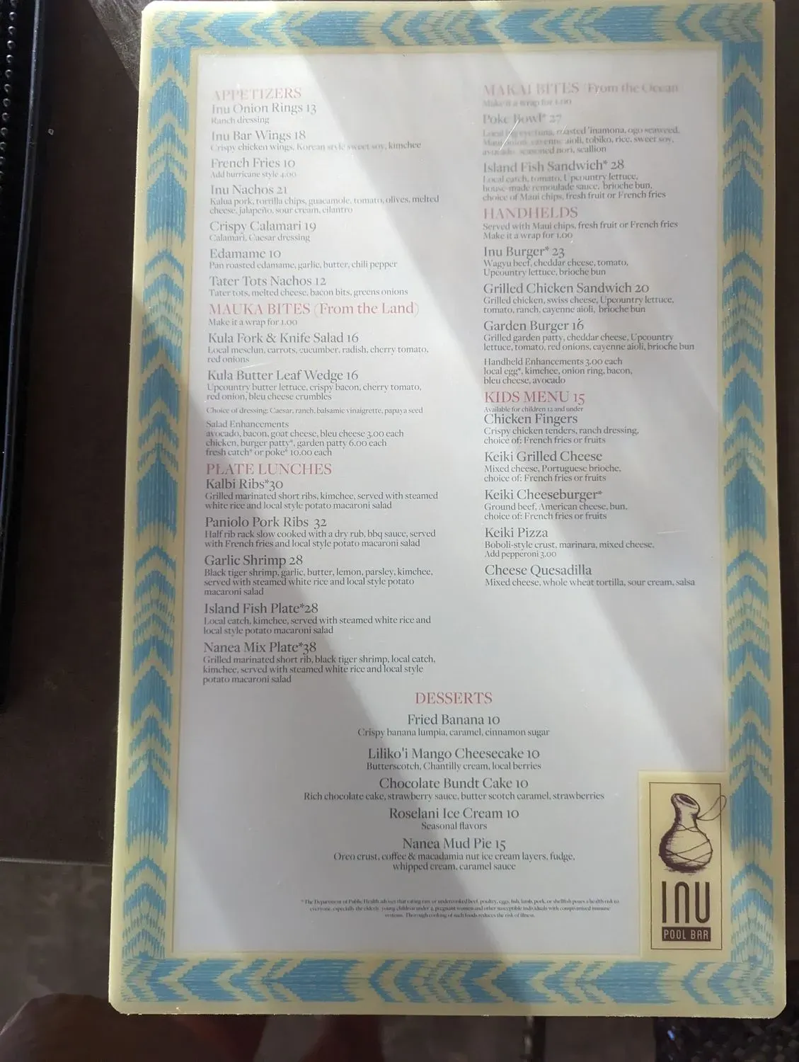 Menu 4