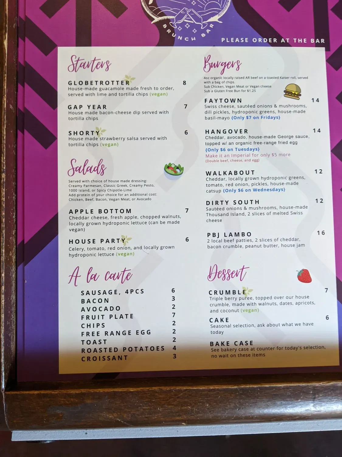 Menu 6