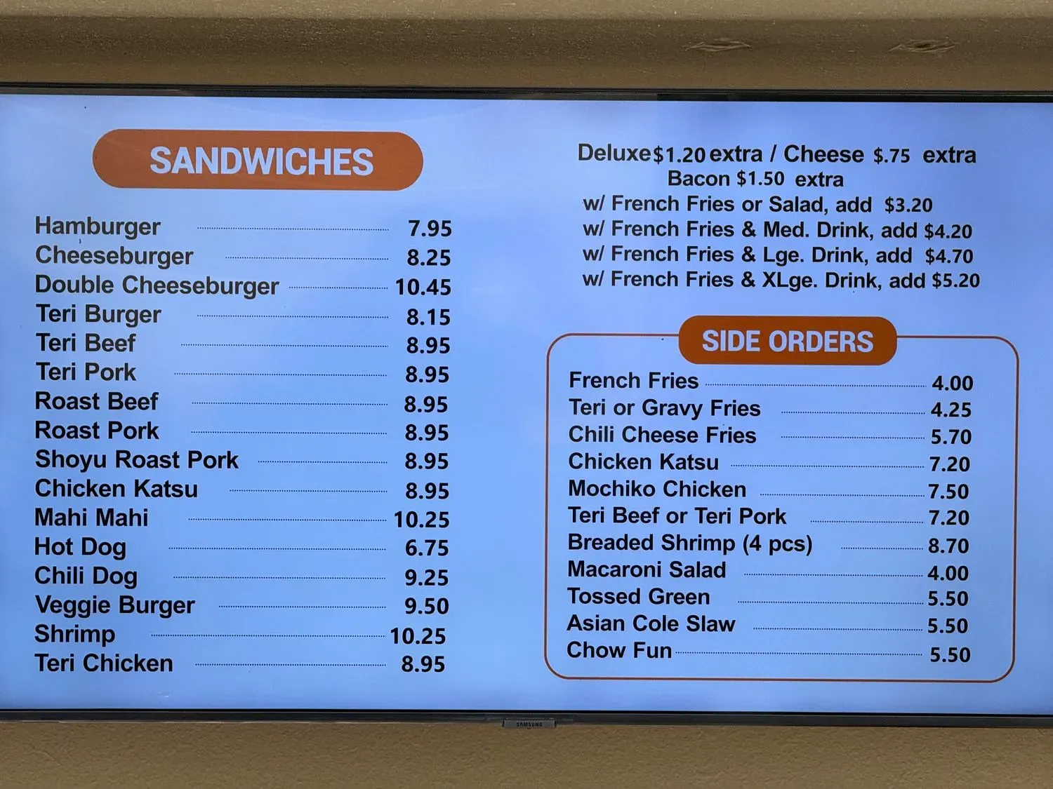 Grace's Inn Menu - Updated October 2025