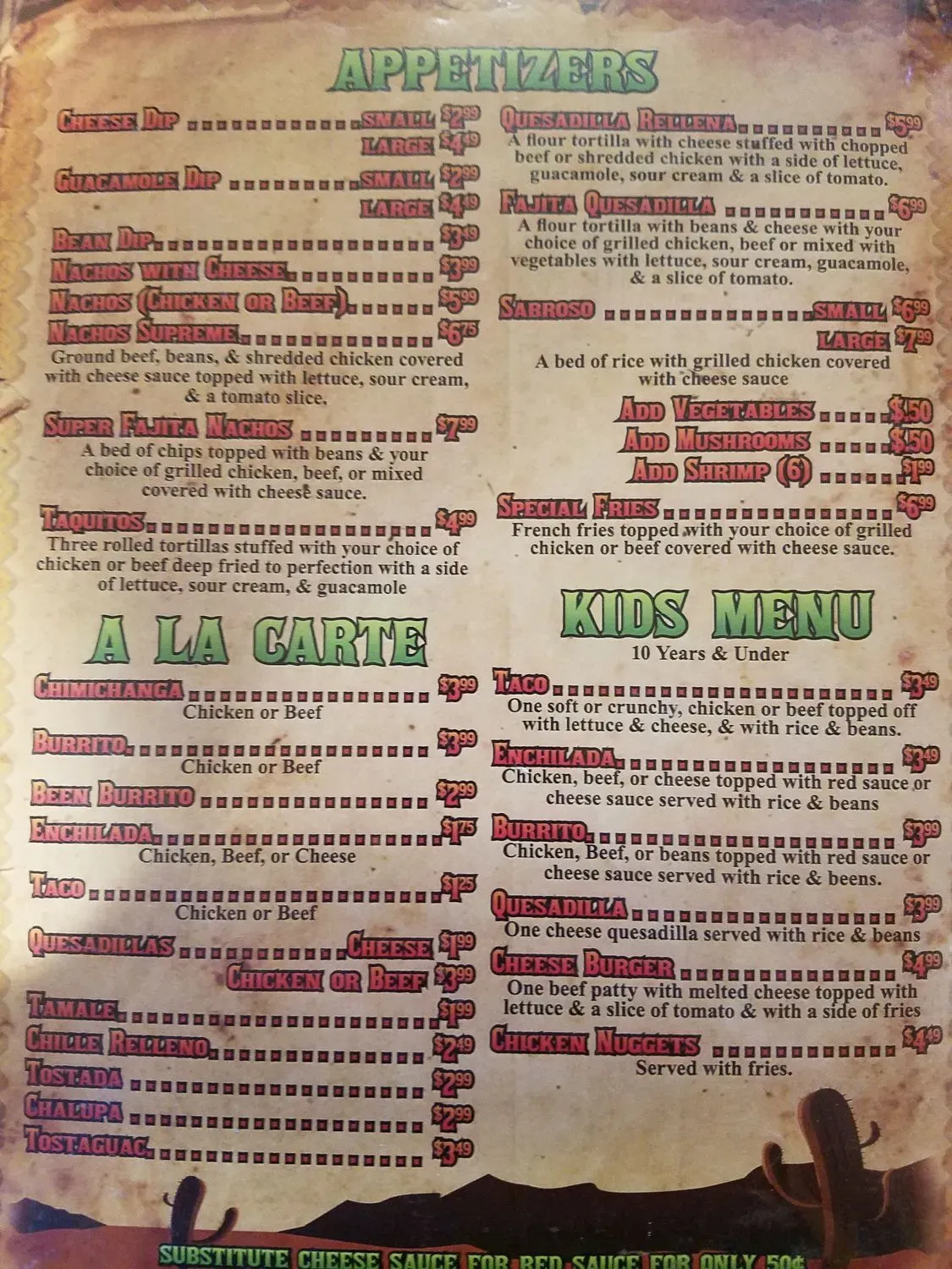 Menu 6