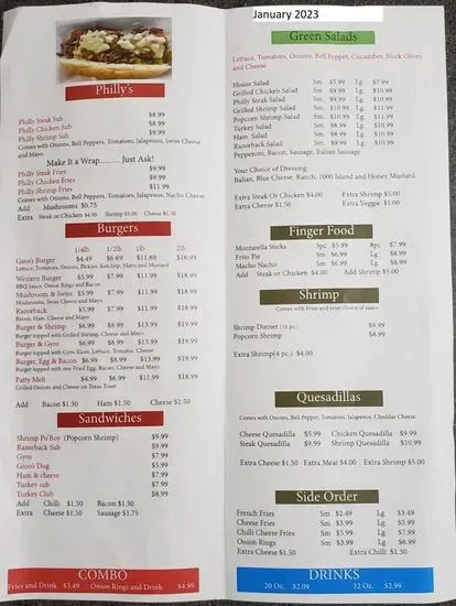 Menu 2