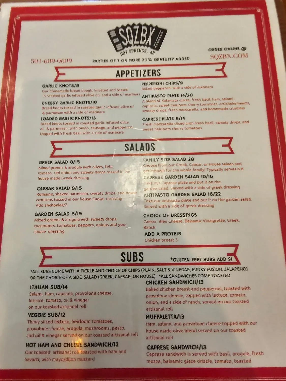 Menu 4