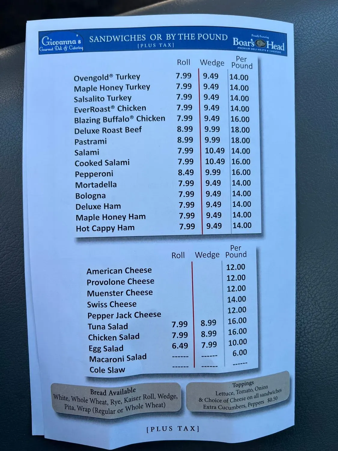 Menu 2