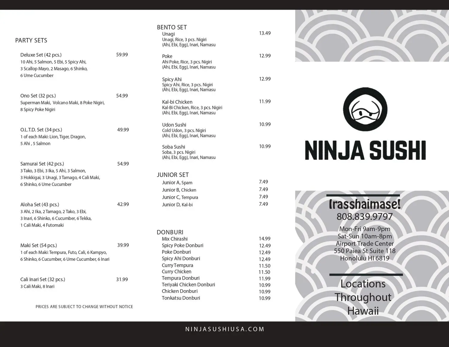 Menu 2