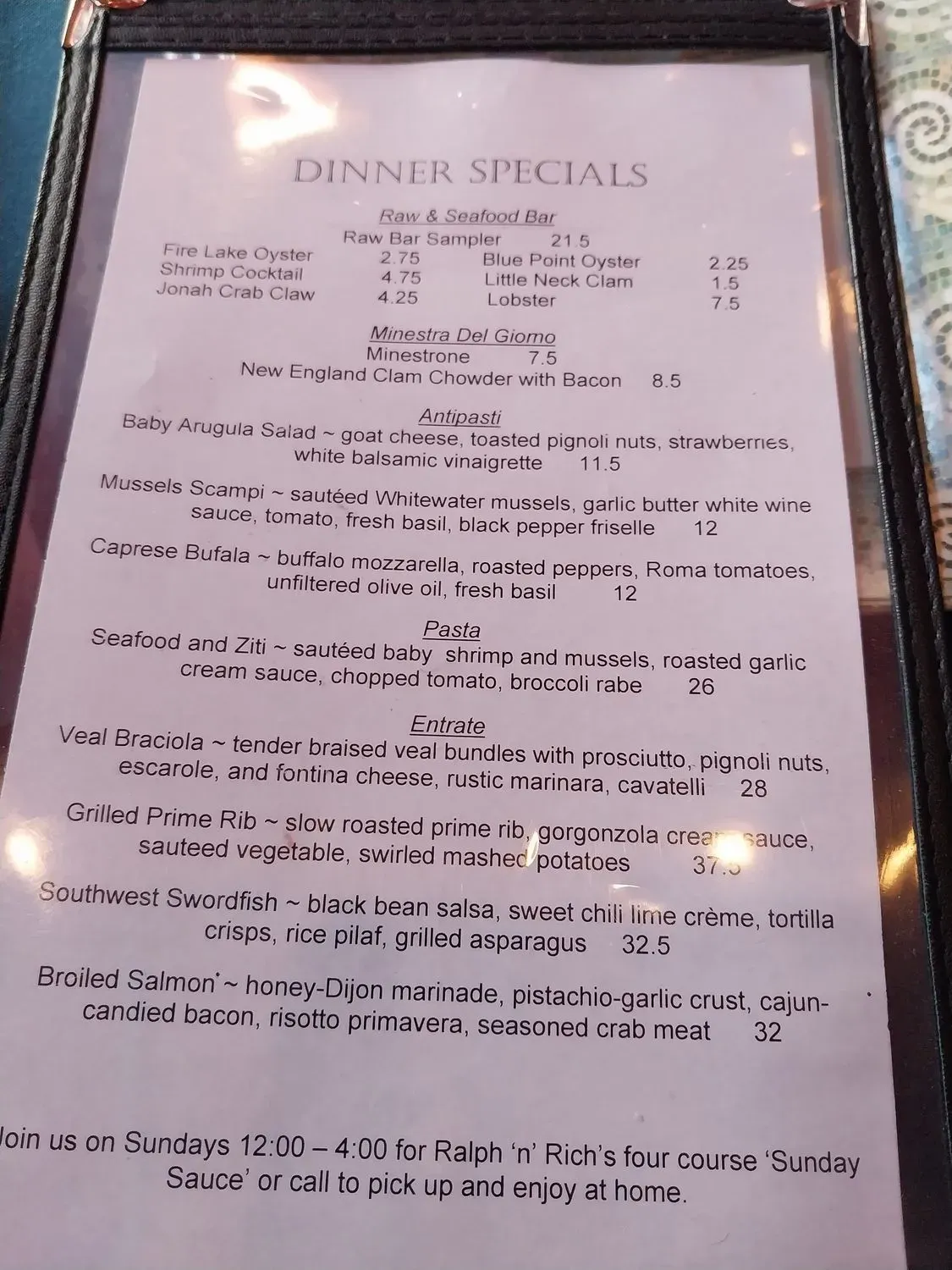 Menu 5