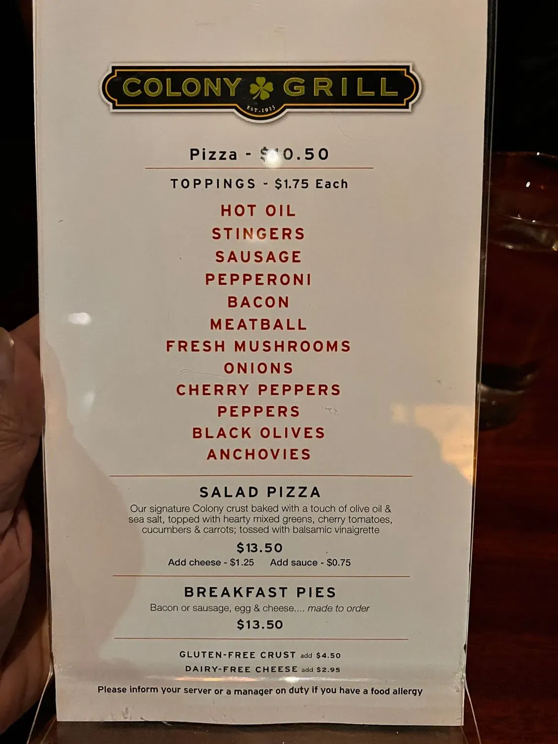 Menu 2