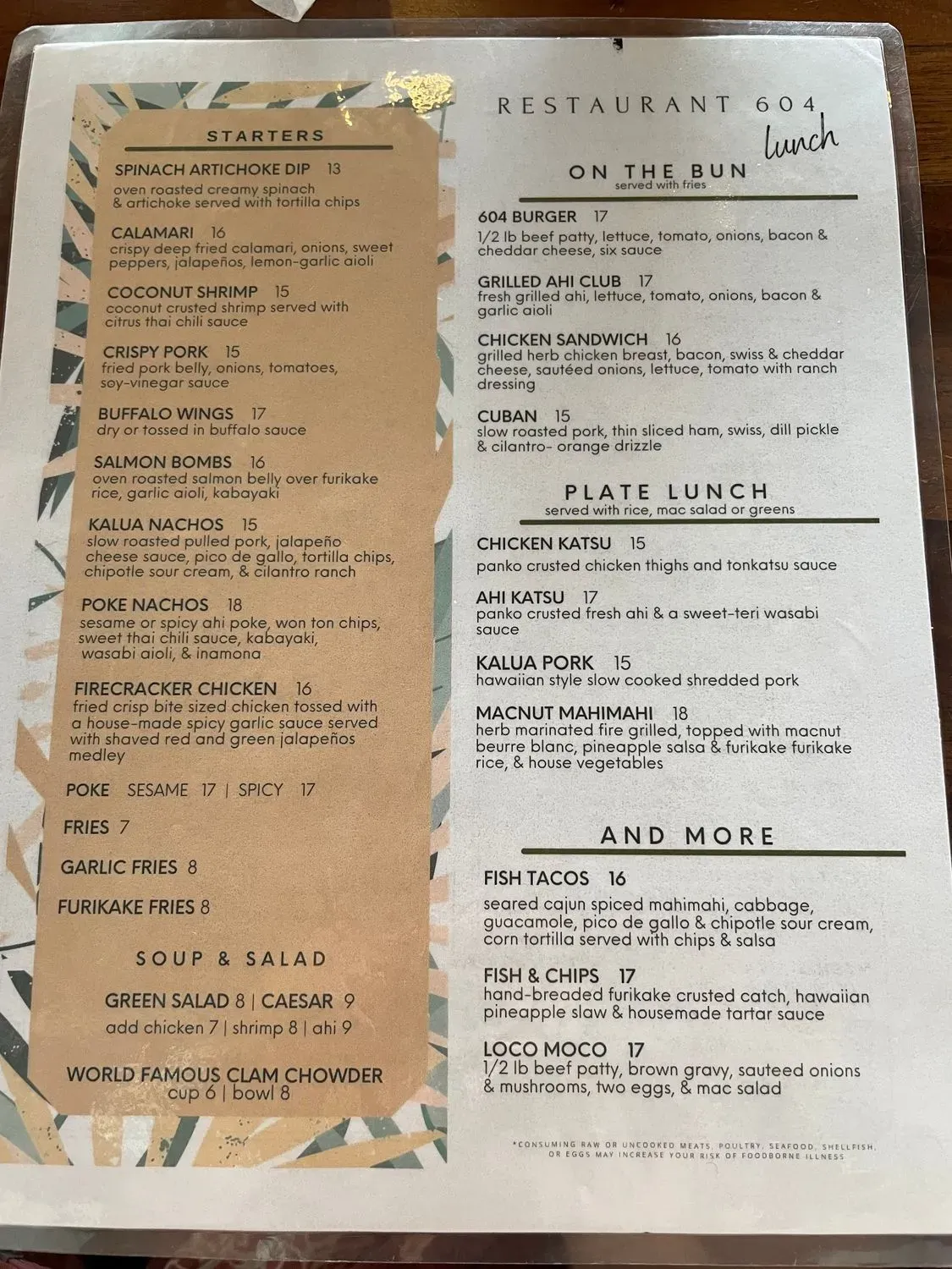 Menu 4