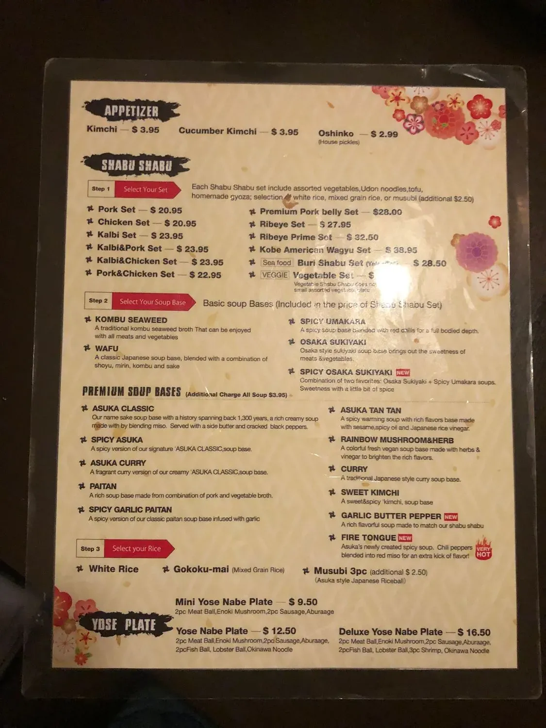 Menu 4