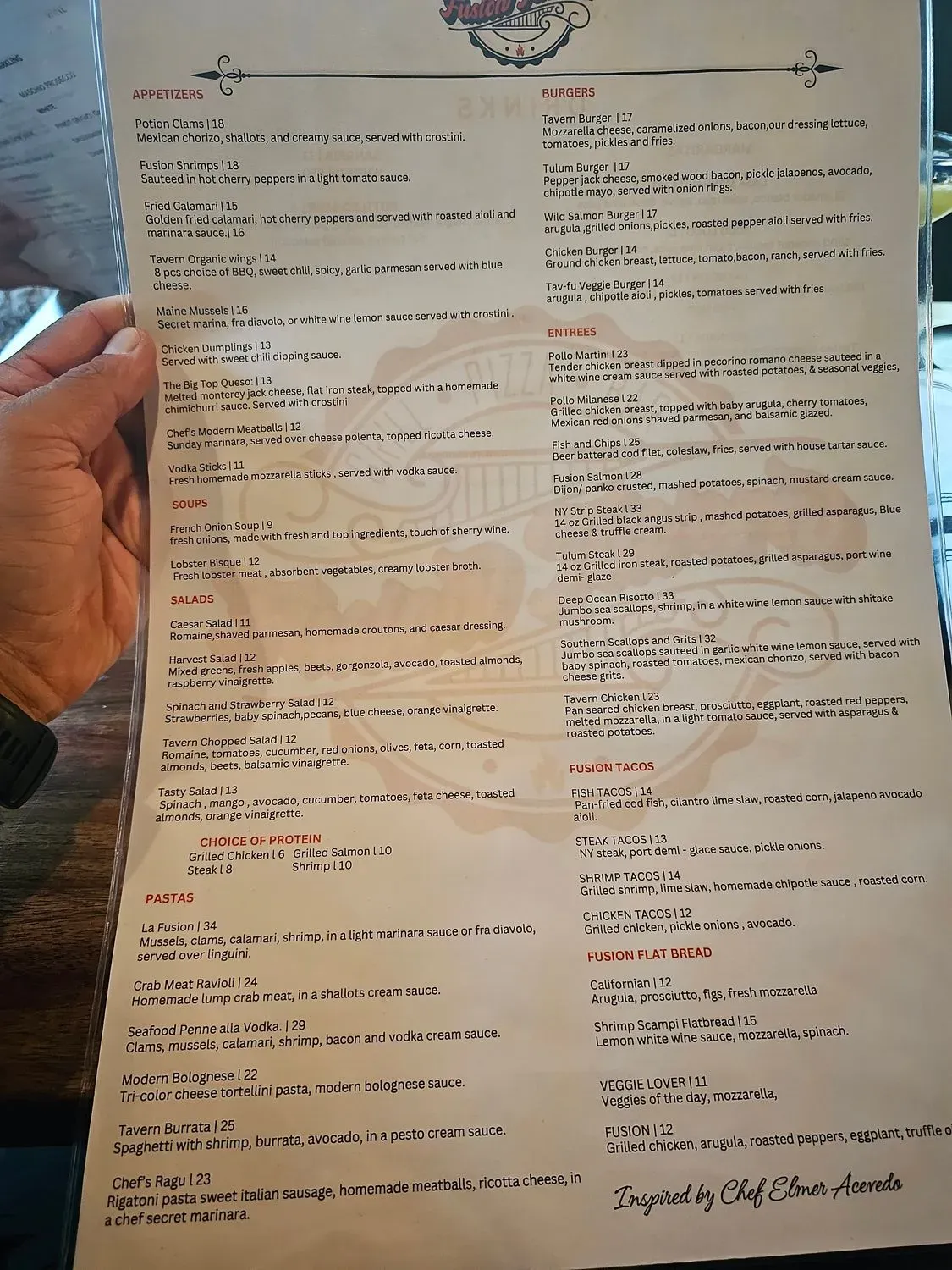 Menu 5